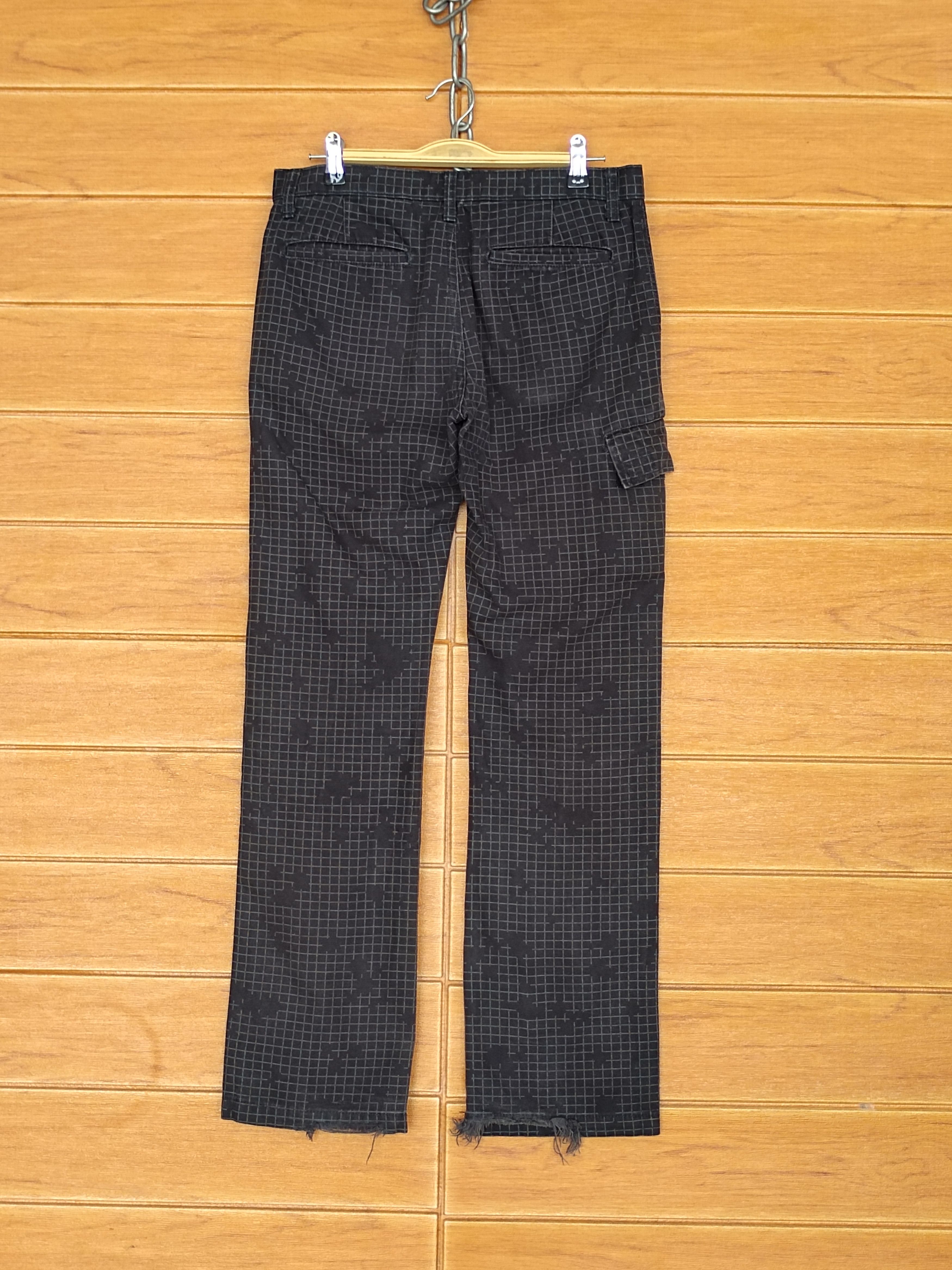PPFM Vintage PPFM Checkered Night Camo Cargo Pants Size US 30 / EU 46 - 10 Thumbnail