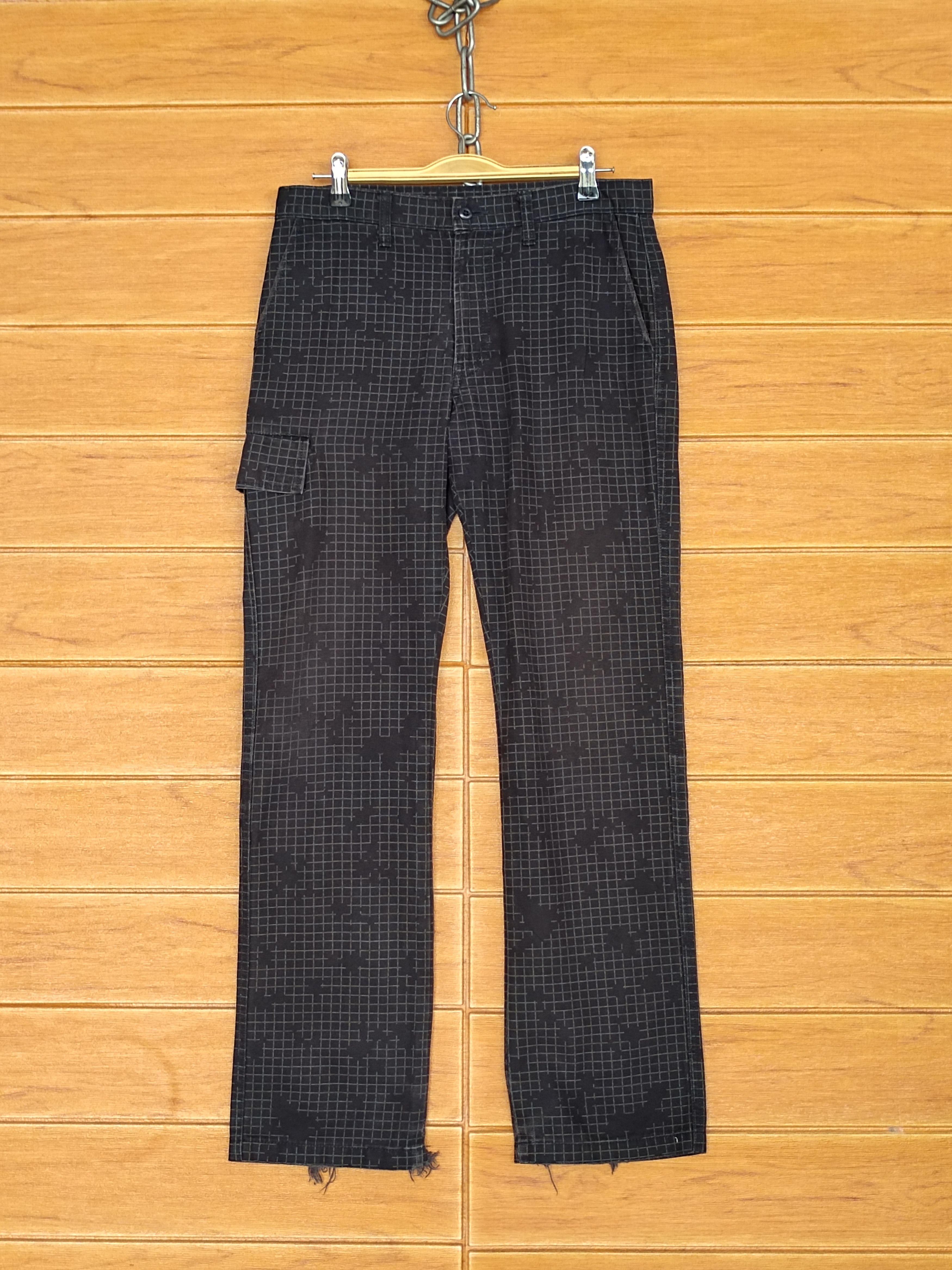 PPFM Vintage PPFM Checkered Night Camo Cargo Pants Size US 30 / EU 46 - 2 Thumbnail