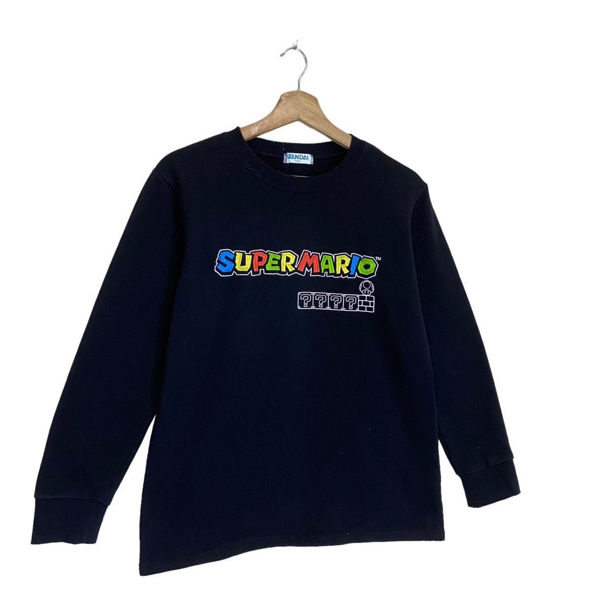 The Game × Vintage Vintage Bandai Super Mario Big Logo Crewneck Sweathirt Size US M / EU 48-50 / 2 - 2 Thumbnail