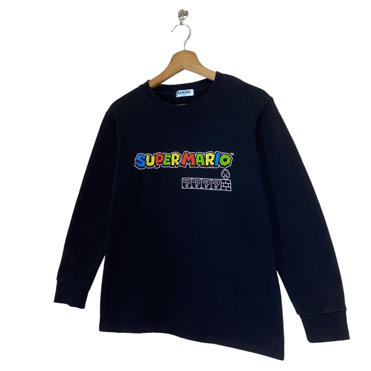 The Game × Vintage Vintage Bandai Super Mario Big Logo Crewneck Sweathirt Size US M / EU 48-50 / 2 - 3 Thumbnail