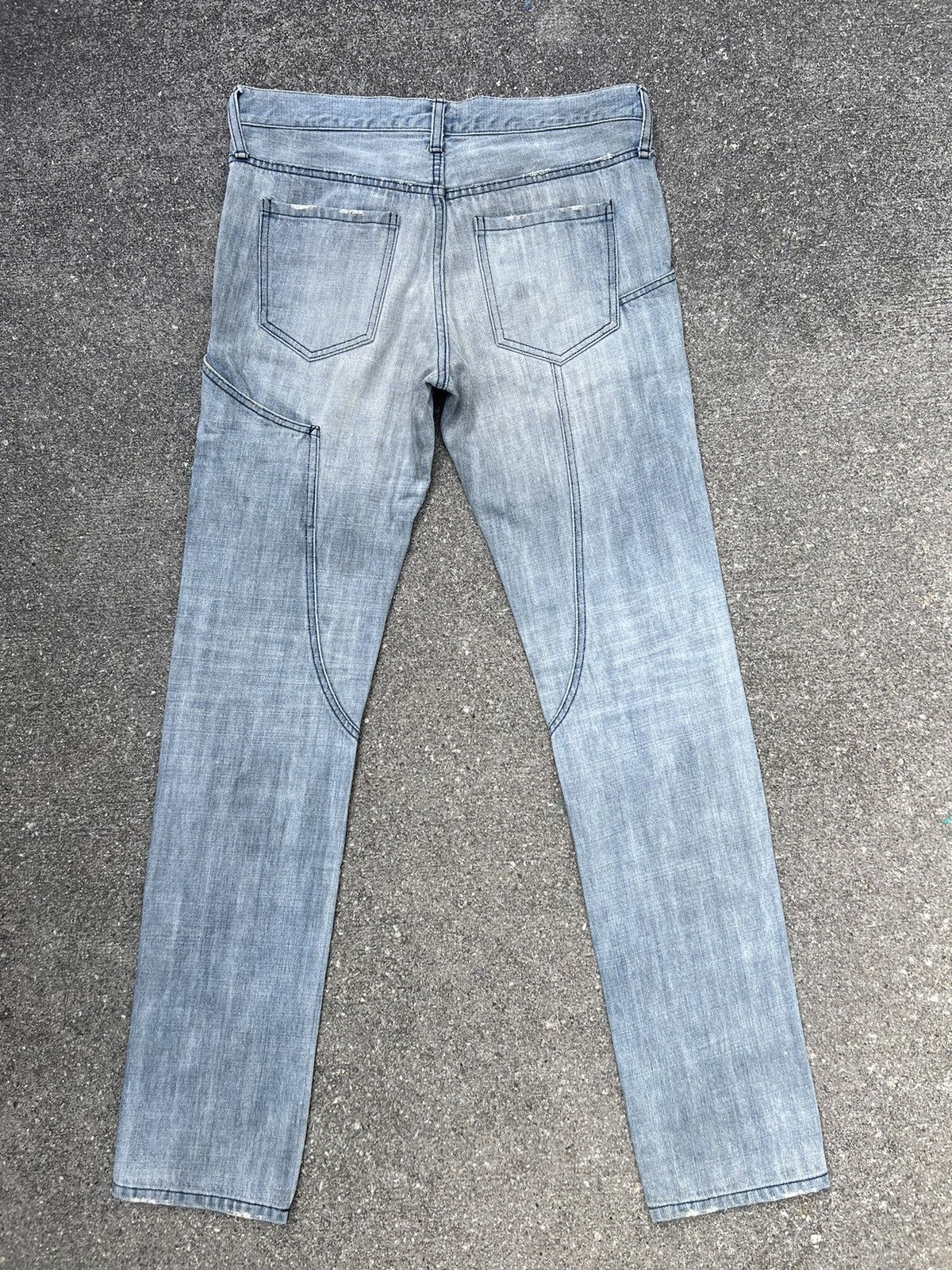 Fad Three FAD 3 Japan Multiple Pocket Faded Denim Jeans Size US 31 - 5 Thumbnail