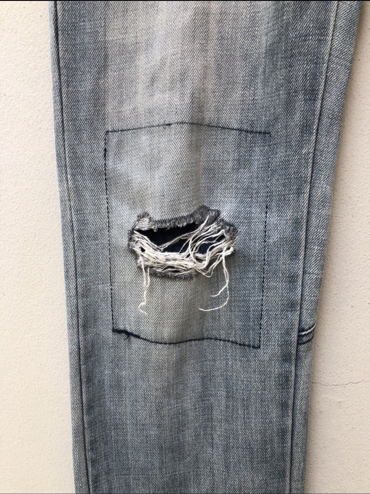 Fad Three FAD 3 Japan Multiple Pocket Faded Denim Jeans Size US 31 - 10 Thumbnail