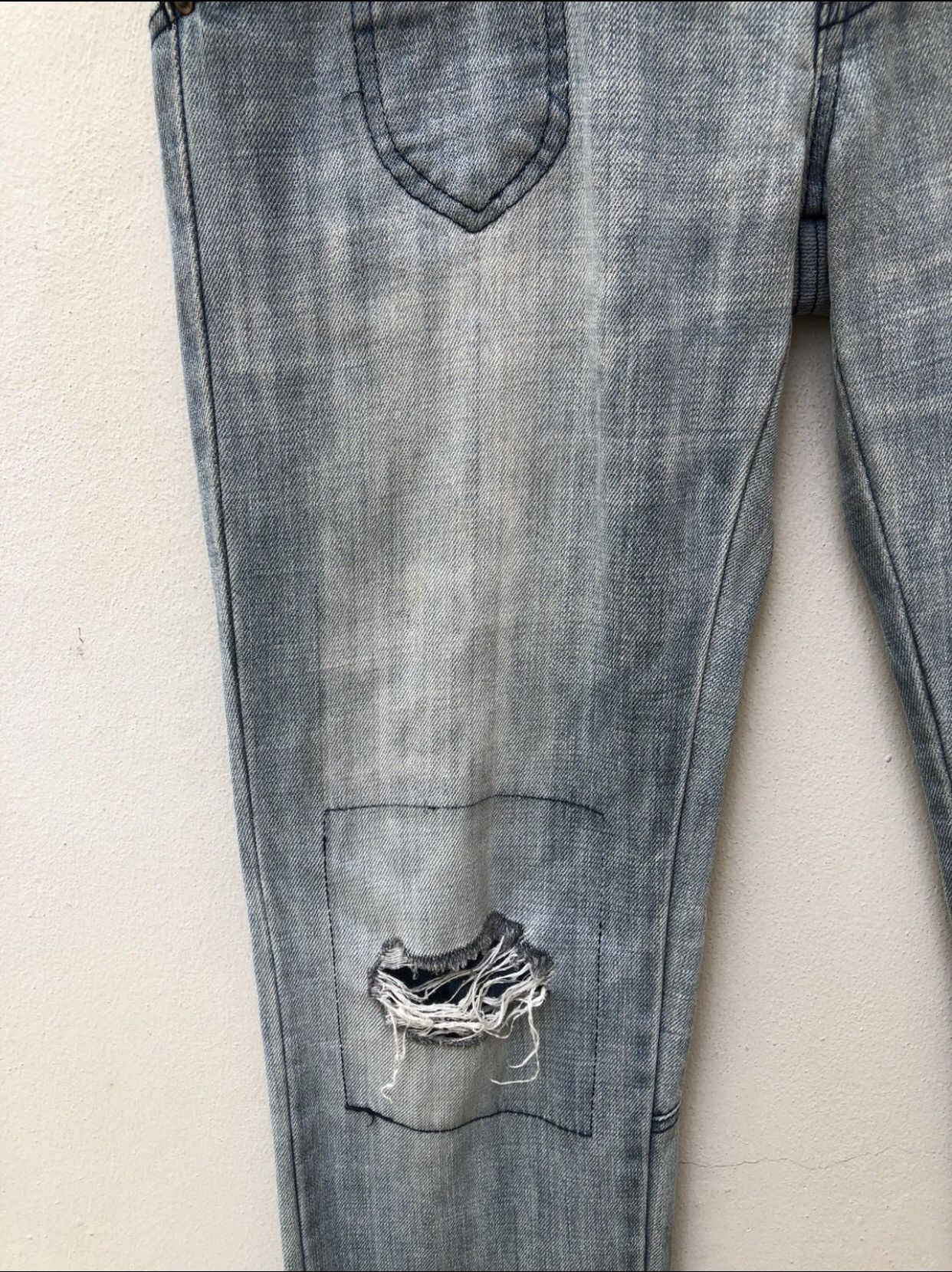 Fad Three FAD 3 Japan Multiple Pocket Faded Denim Jeans Size US 31 - 9 Thumbnail