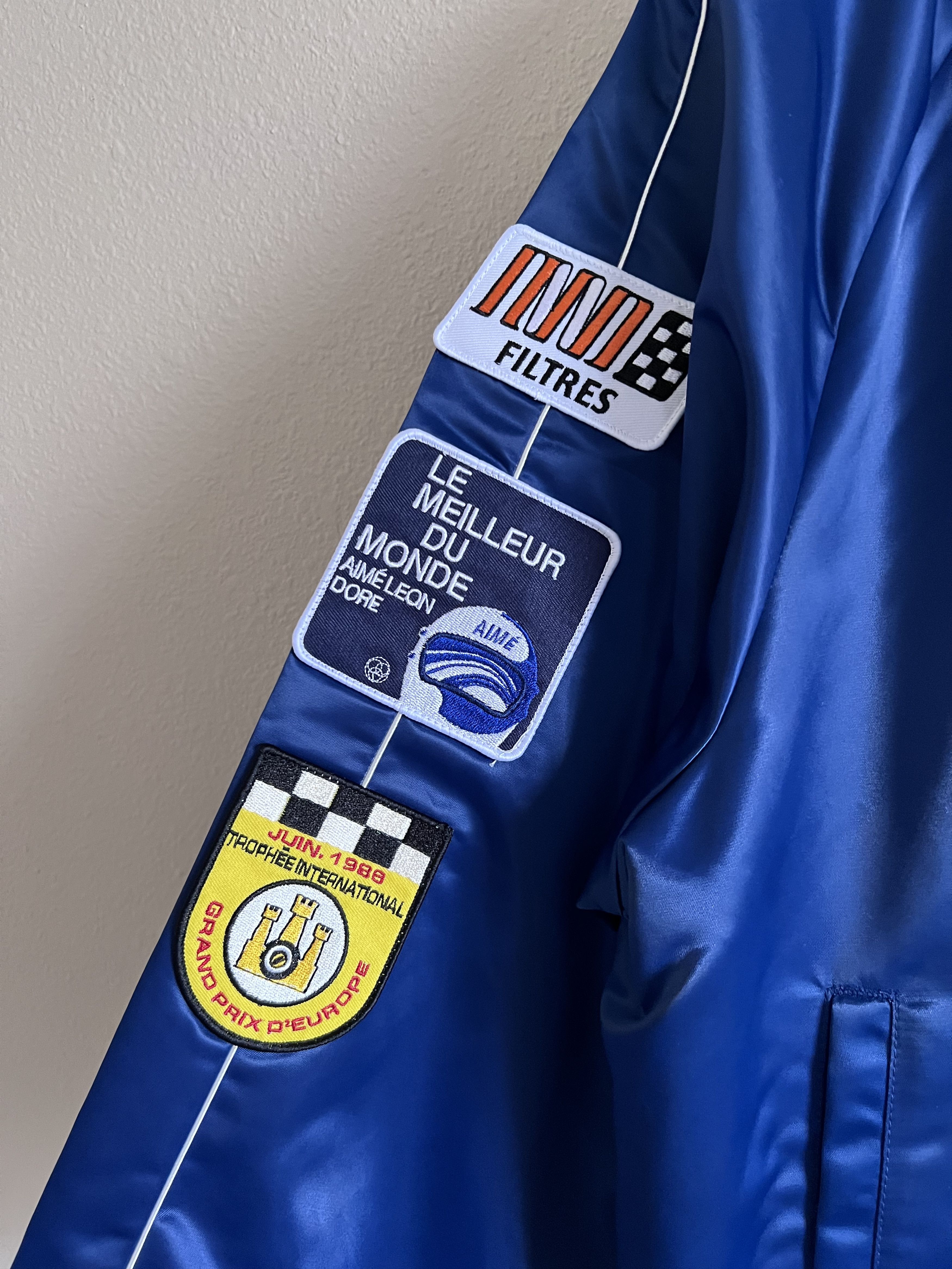 Aime Leon Dore Aime Leon Dore Satin Pit Crew Jacket Size US XL / EU 56 / 4 - 4 Thumbnail