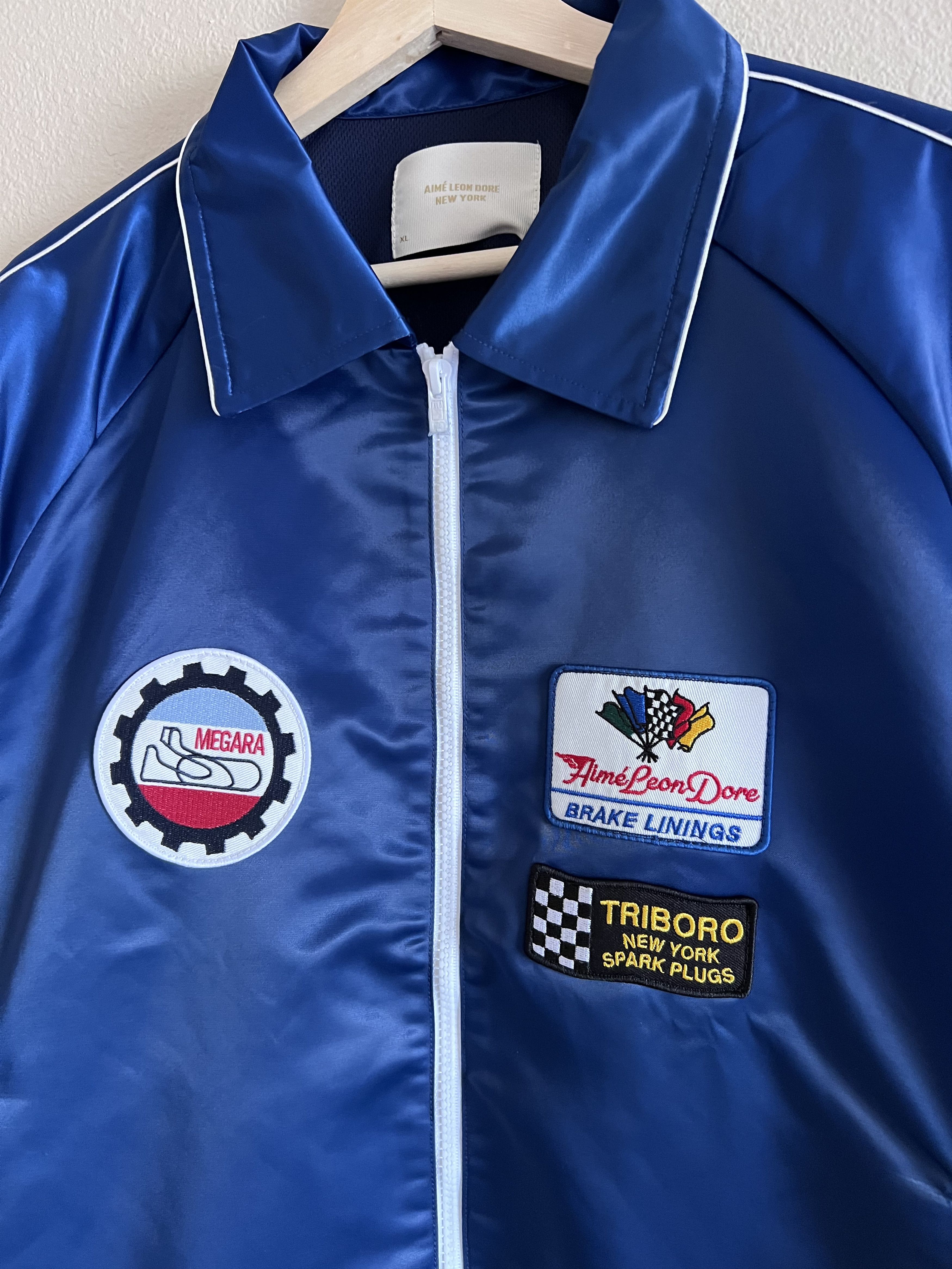 Aime Leon Dore Aime Leon Dore Satin Pit Crew Jacket Size US XL / EU 56 / 4 - 2 Thumbnail