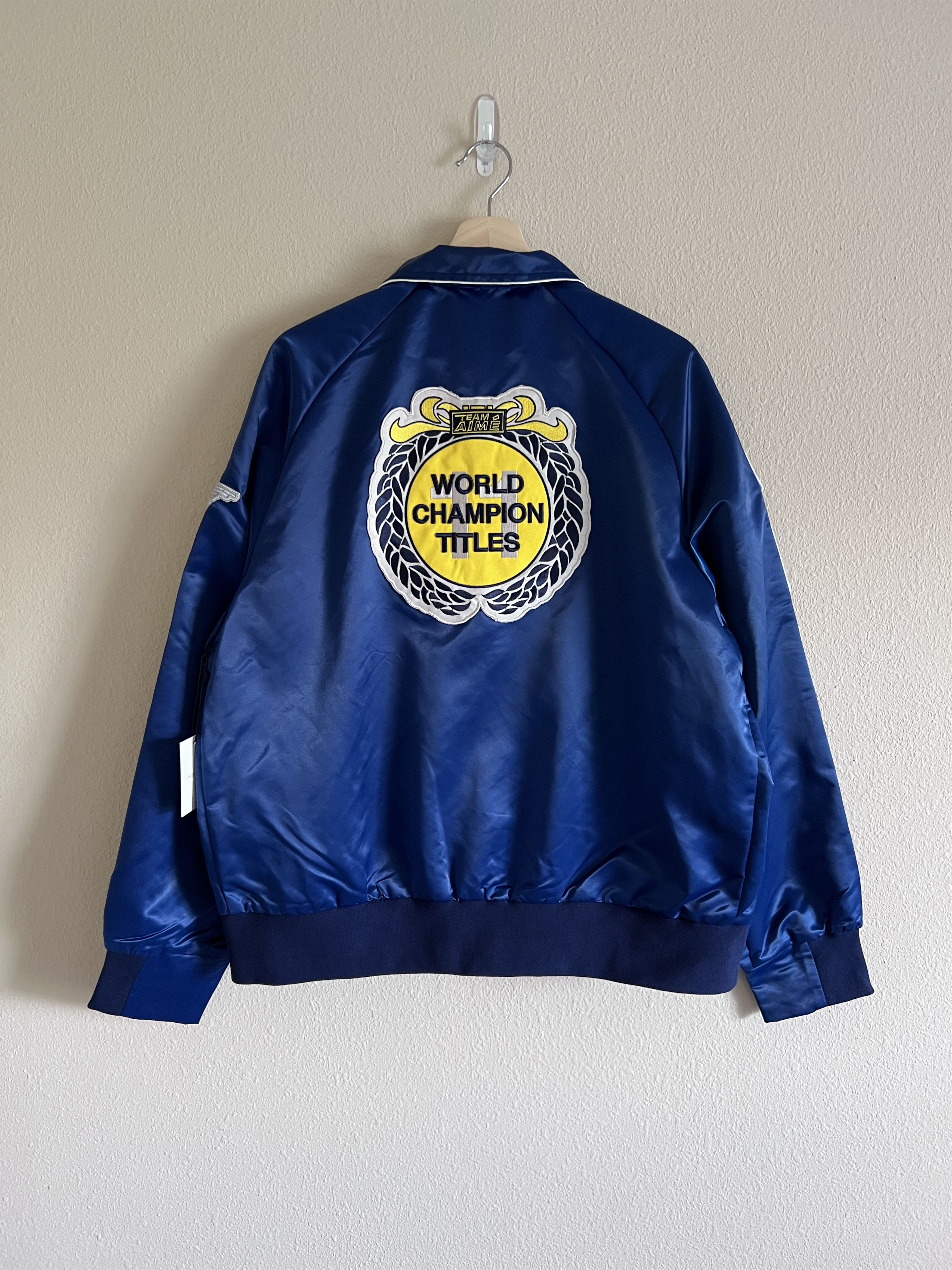 Aime Leon Dore Aime Leon Dore Satin Pit Crew Jacket Size US XL / EU 56 / 4 - 5 Thumbnail