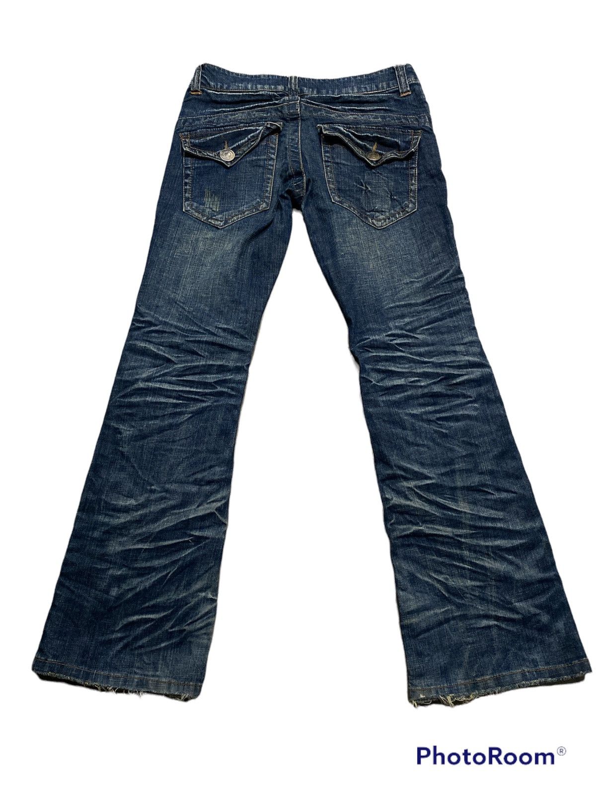 Hysteric Glamour × If Six Was Nine × Japanese Brand Flare Jeans Japan Wave List Claws Distressed Size US 30 / EU 46 - 1 Thumbnail