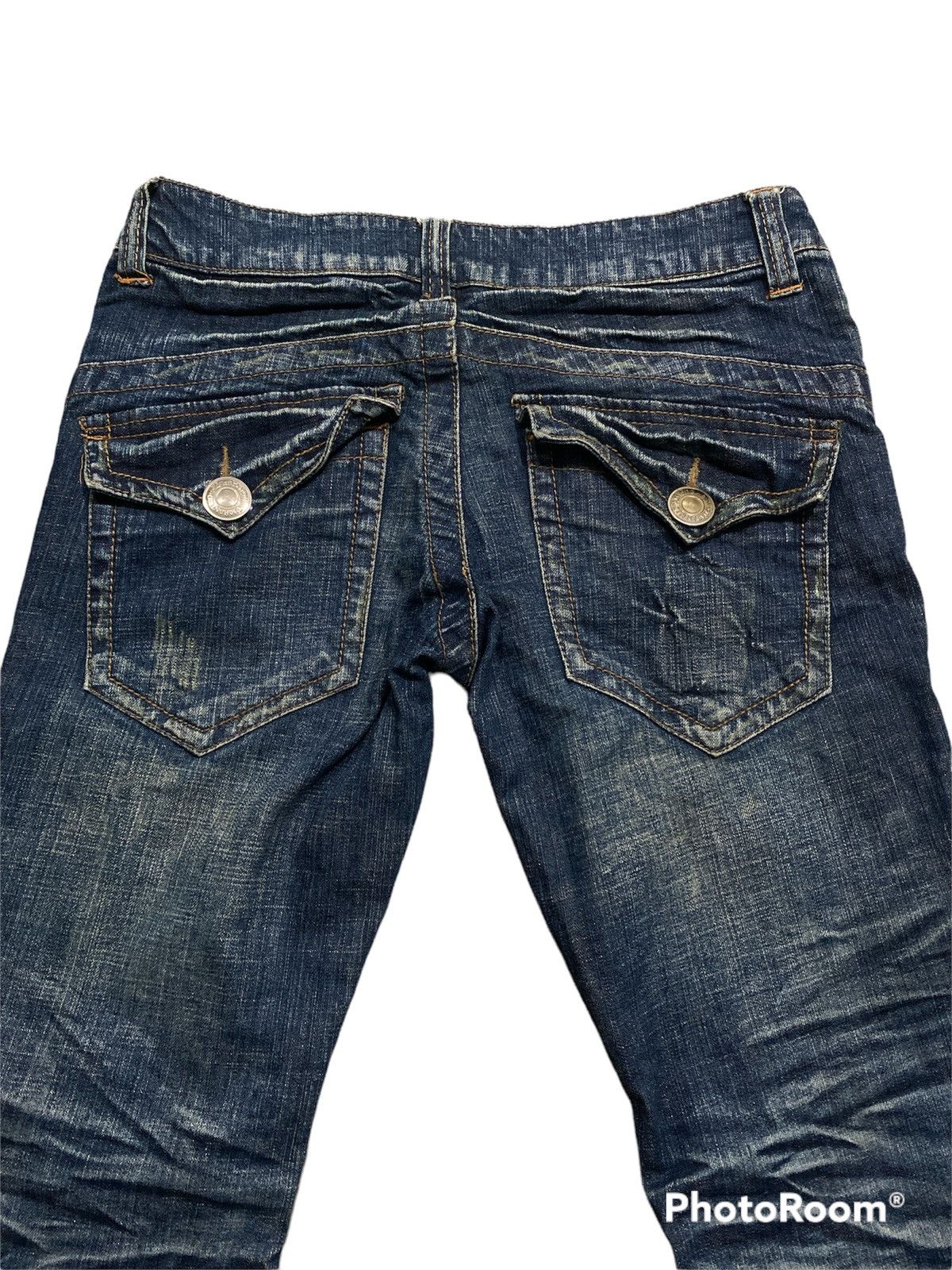 Hysteric Glamour × If Six Was Nine × Japanese Brand Flare Jeans Japan Wave List Claws Distressed Size US 30 / EU 46 - 2 Thumbnail