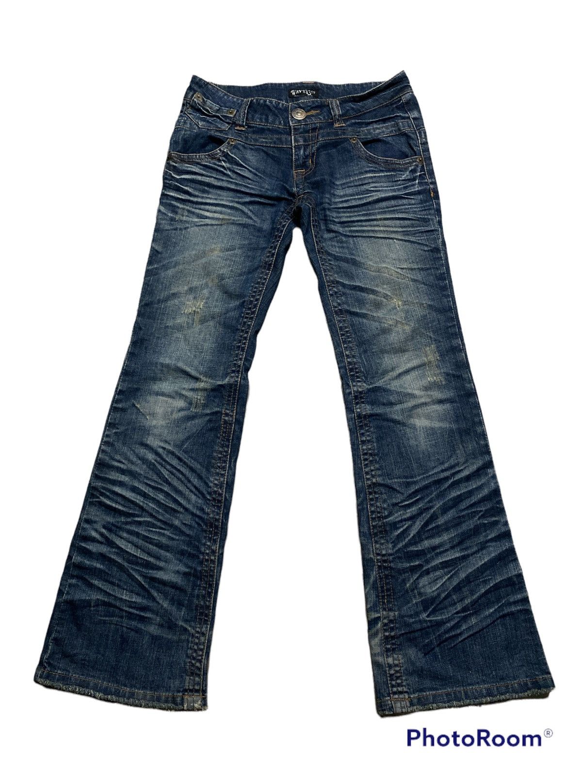 Hysteric Glamour × If Six Was Nine × Japanese Brand Flare Jeans Japan Wave List Claws Distressed Size US 30 / EU 46 - 3 Thumbnail
