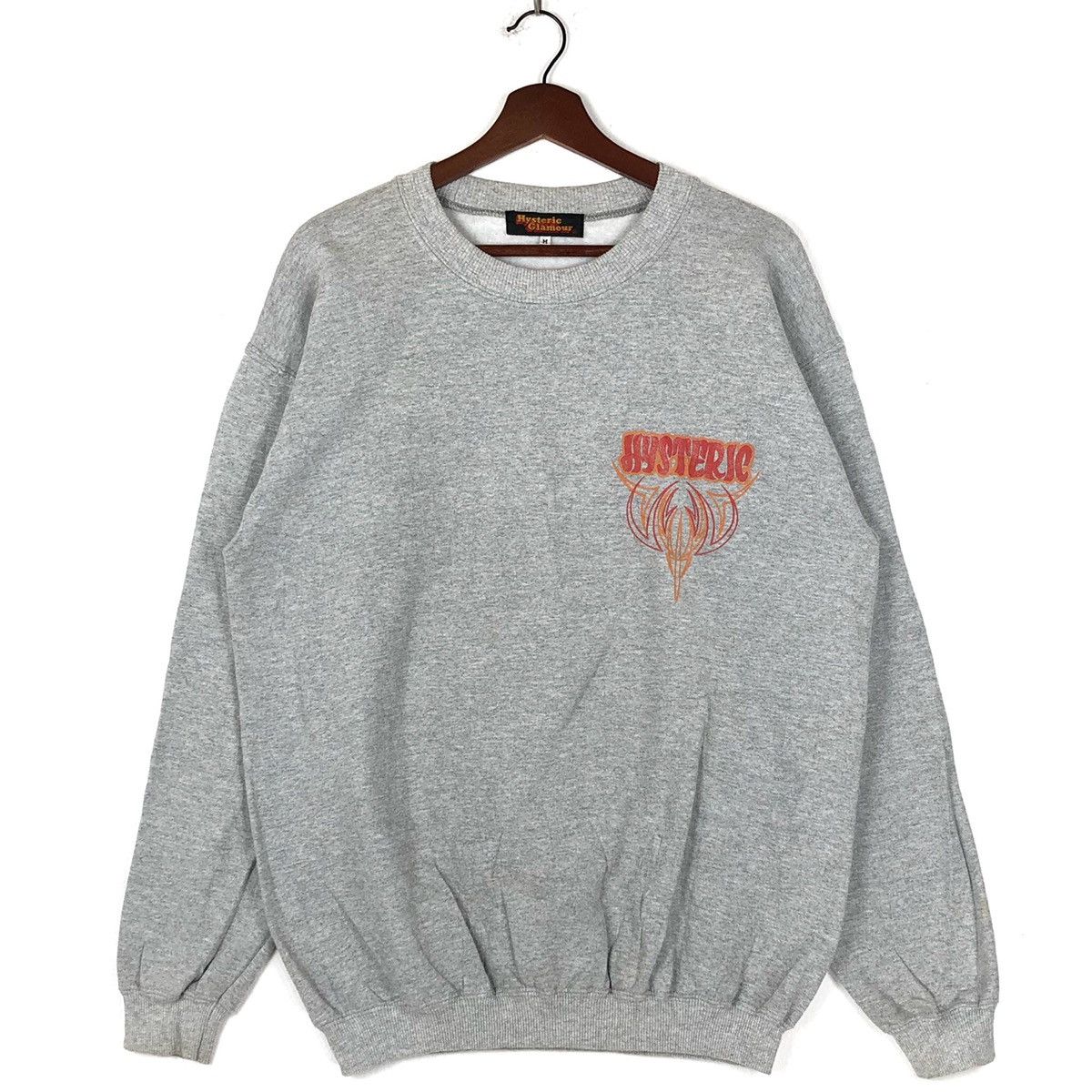 Pre-owned Hysteric Glamour X Vintage Hysteric Glamour Crewneck Sweatshirt In Grey