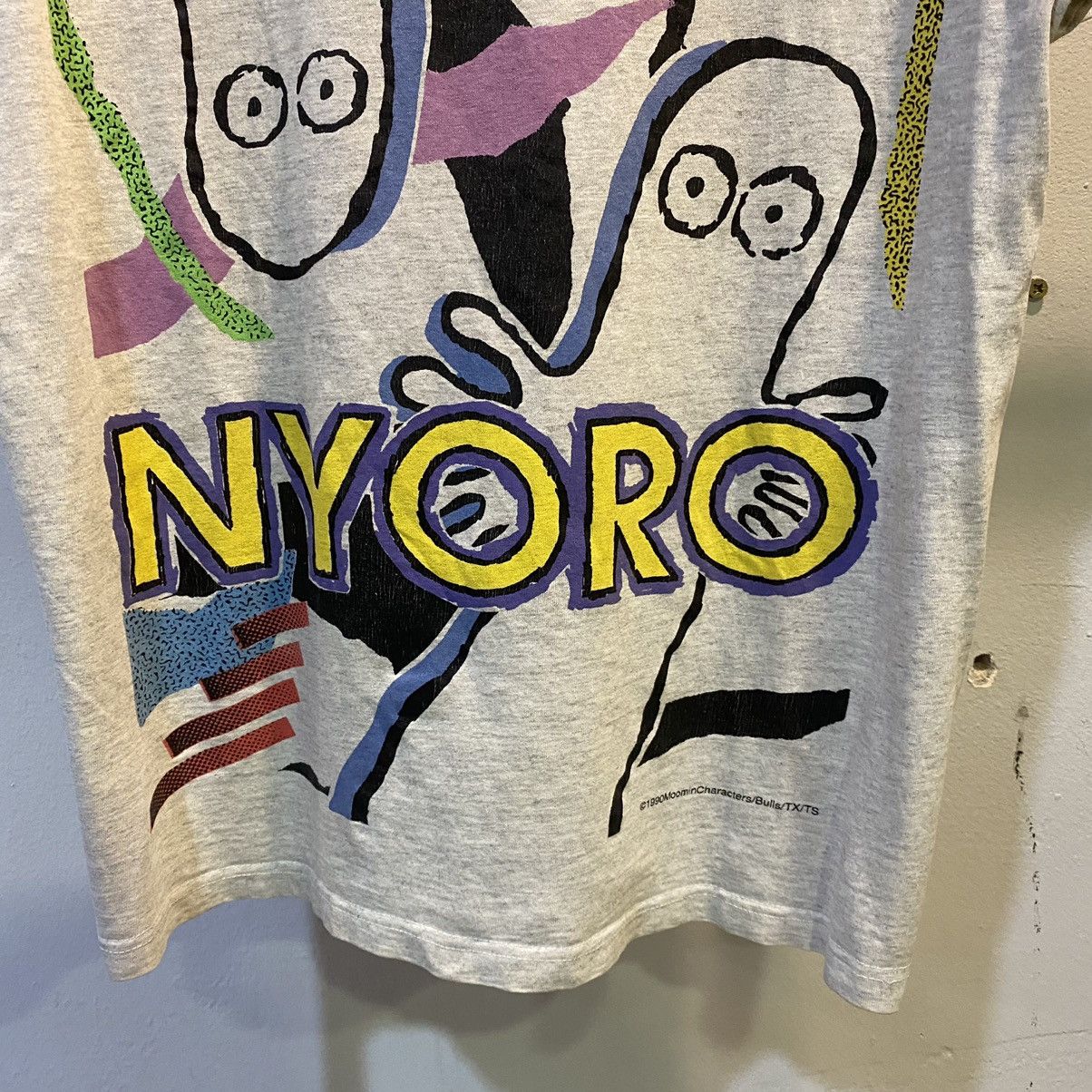 Anime × Cartoon Network × Vintage VINTAGE 1990‼️Snufkin Moomin Characters Nyoro Cartoon Tee Size US L / EU 52-54 / 3 - 3 Thumbnail