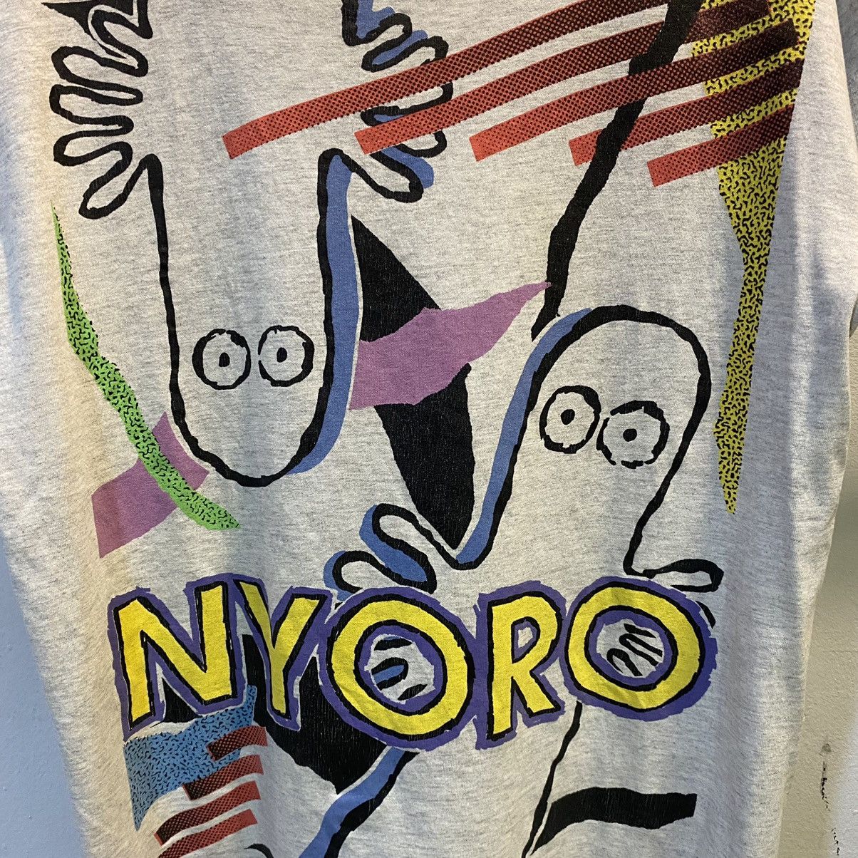 Anime × Cartoon Network × Vintage VINTAGE 1990‼️Snufkin Moomin Characters Nyoro Cartoon Tee Size US L / EU 52-54 / 3 - 4 Thumbnail