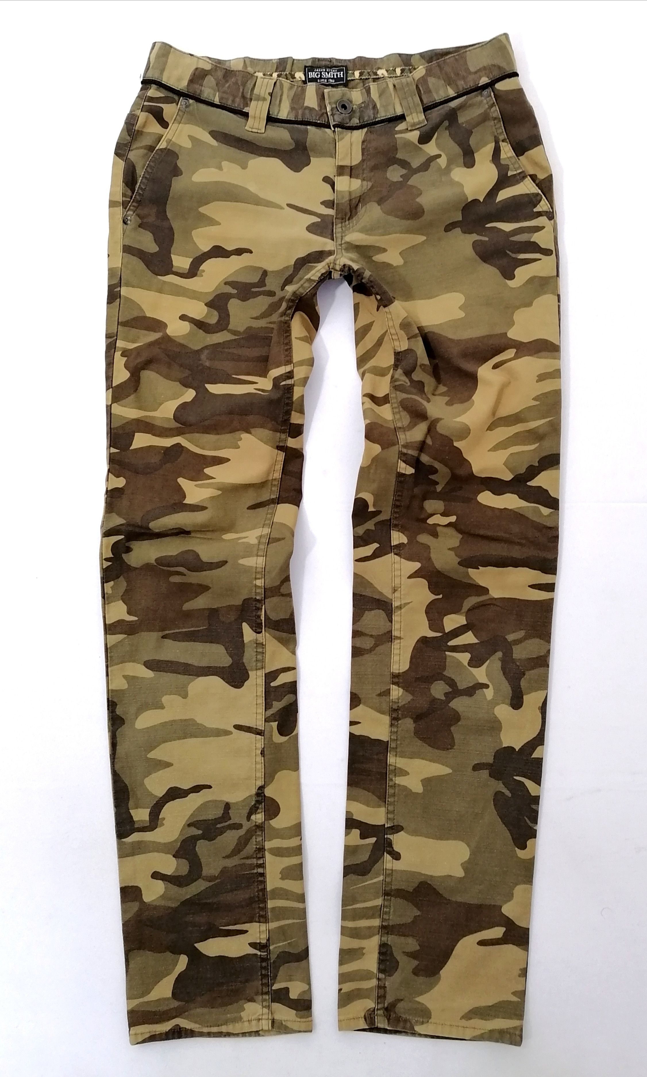 Designer × Japanese Brand Big Smith Camo Pants Size US 33 - 1 Thumbnail
