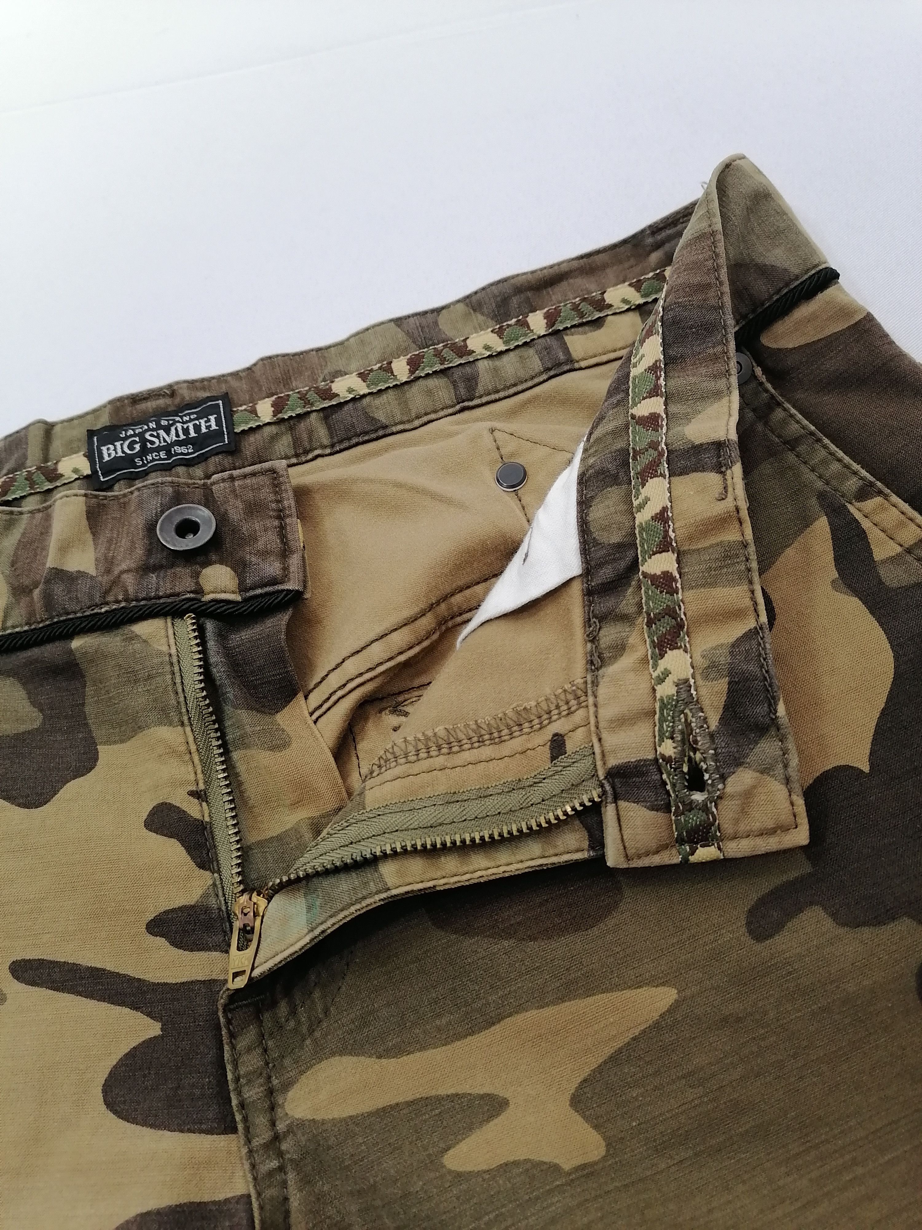 Designer × Japanese Brand Big Smith Camo Pants Size US 33 - 4 Thumbnail