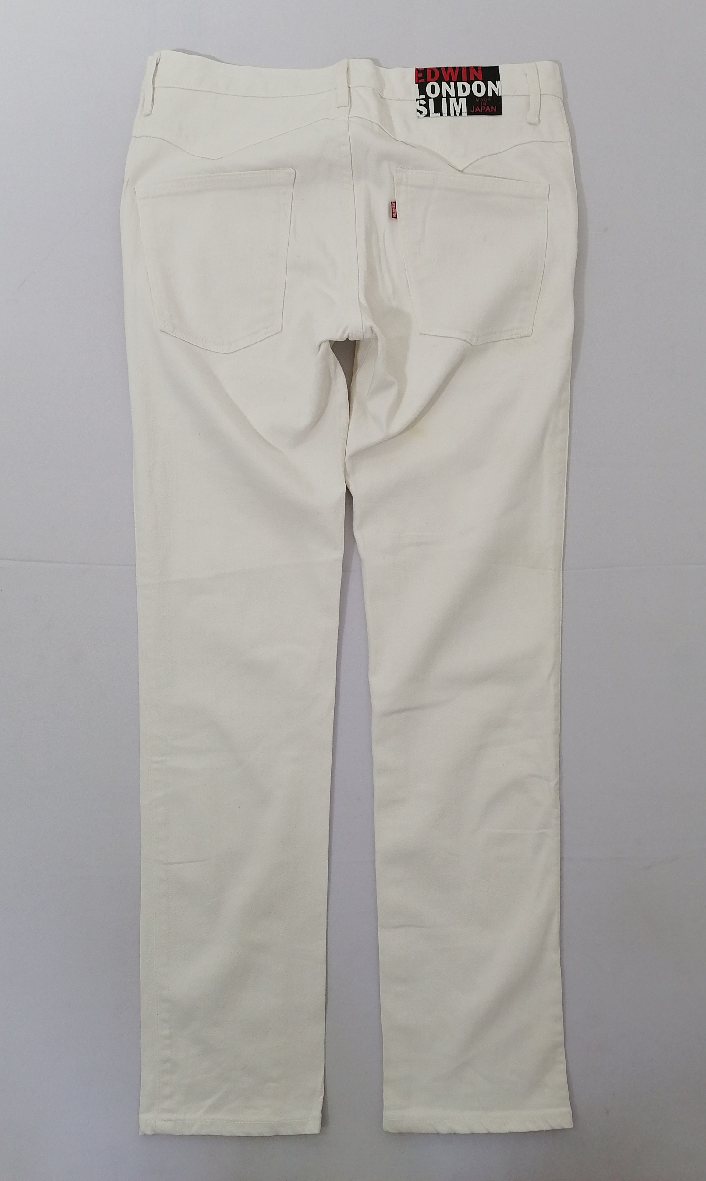 Edwin × Japanese Brand Edwin London Slim White Jeans Size US 36 / EU 52 - 2 Thumbnail