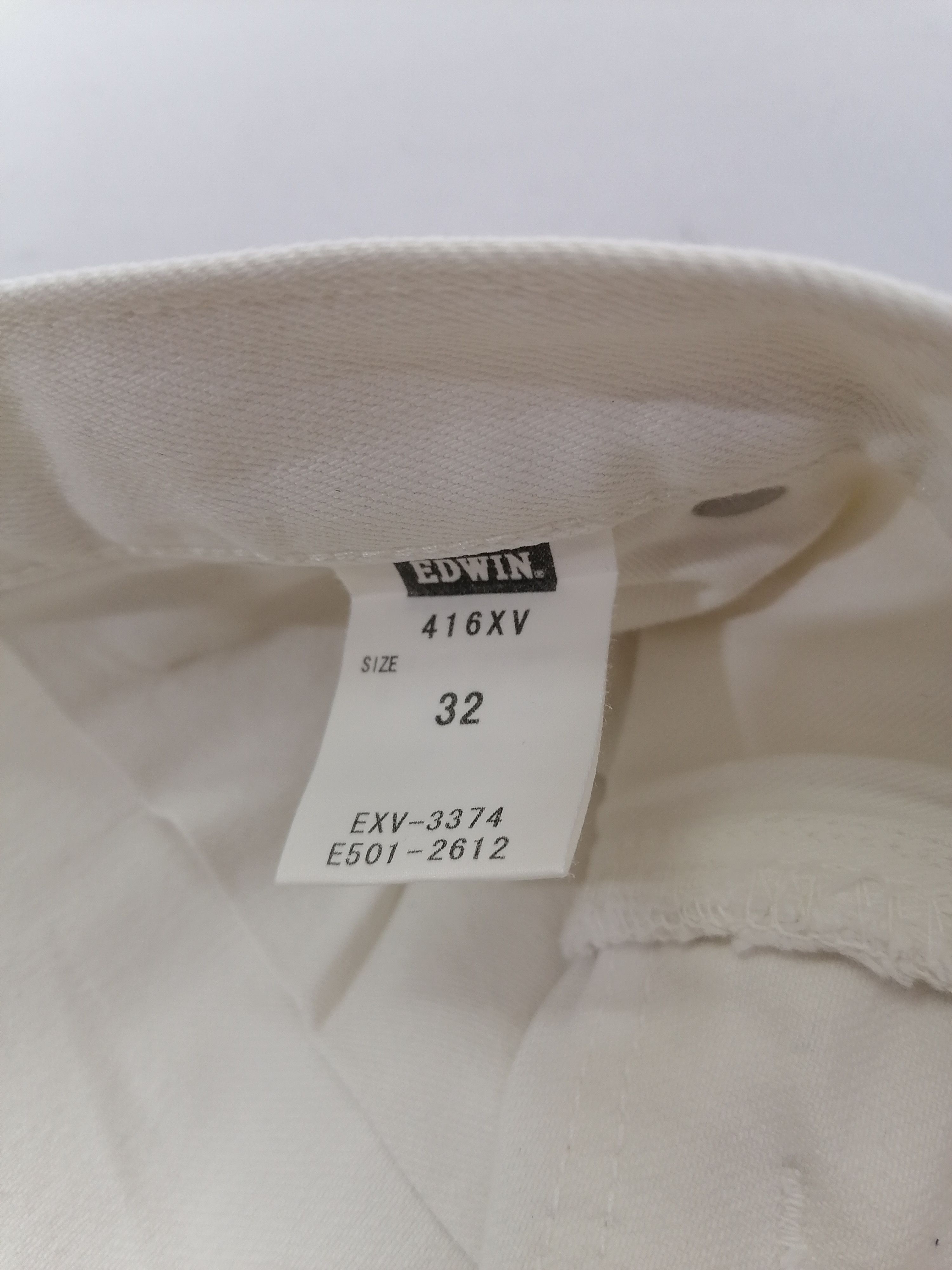 Edwin × Japanese Brand Edwin London Slim White Jeans Size US 36 / EU 52 - 5 Thumbnail