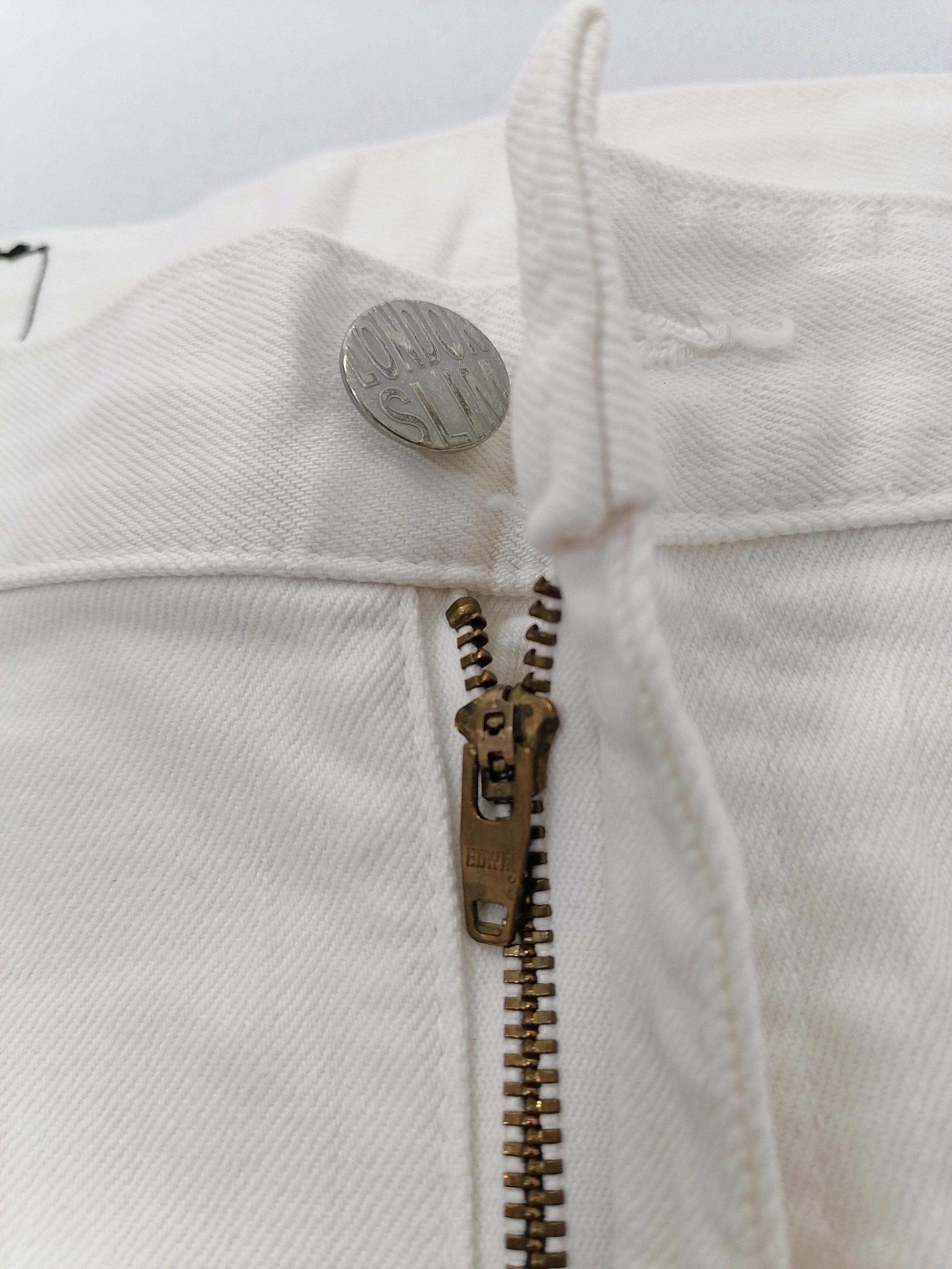 Edwin × Japanese Brand Edwin London Slim White Jeans Size US 36 / EU 52 - 3 Thumbnail