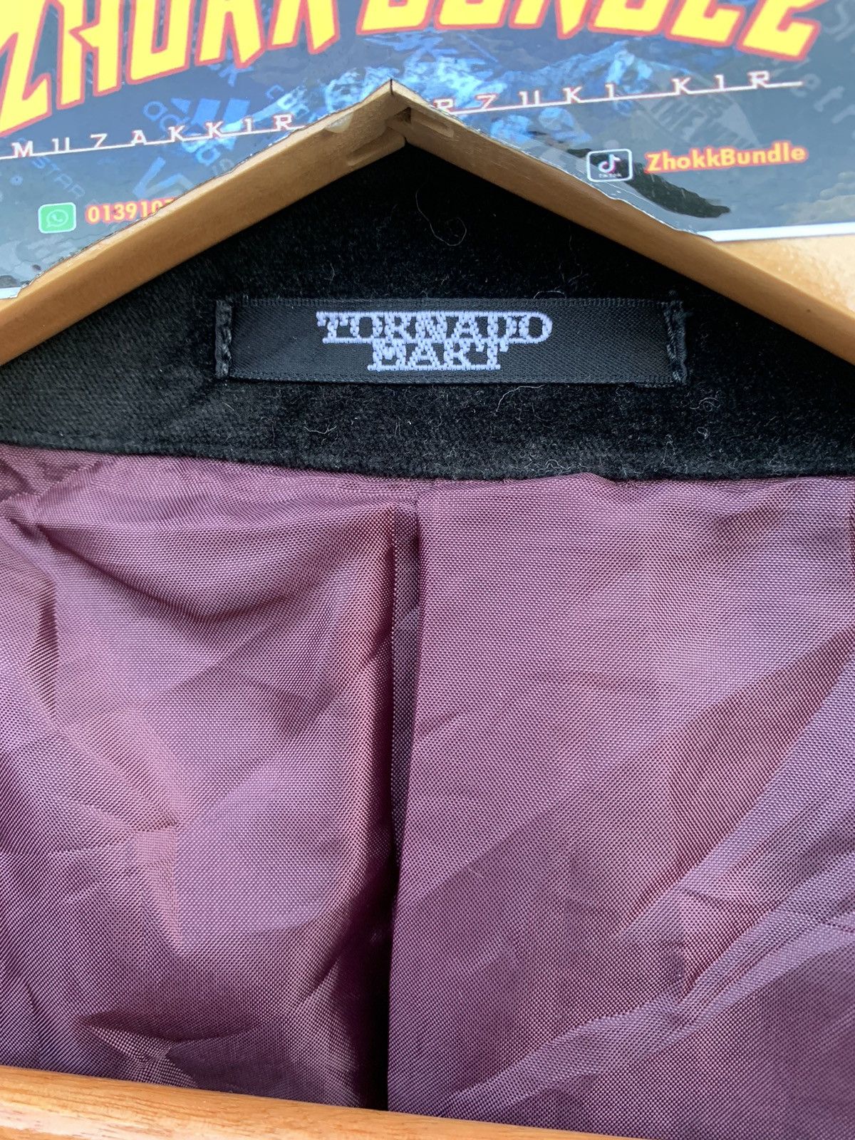 Japanese Brand Vintage Velvet Tornado Mart Jacket Size US M / EU 48-50 / 2 - 12 Thumbnail
