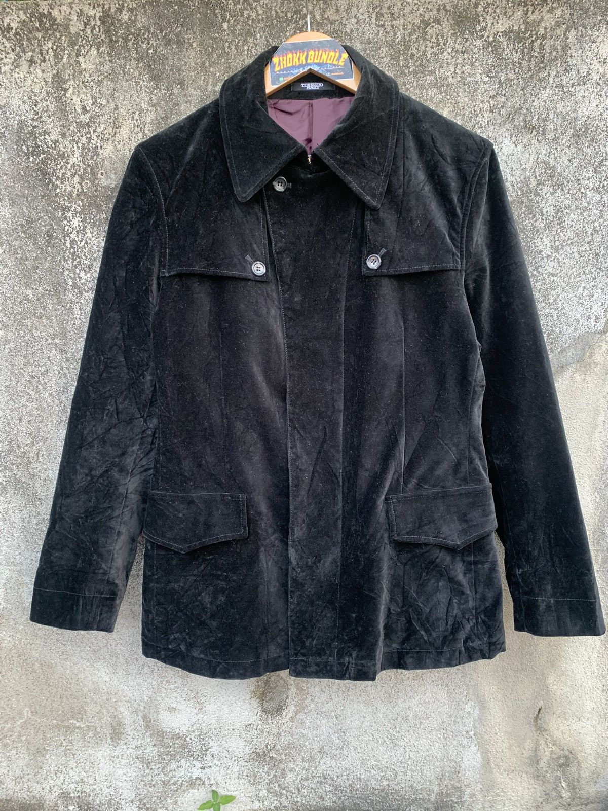 Japanese Brand Vintage Velvet Tornado Mart Jacket Size US M / EU 48-50 / 2 - 1 Thumbnail