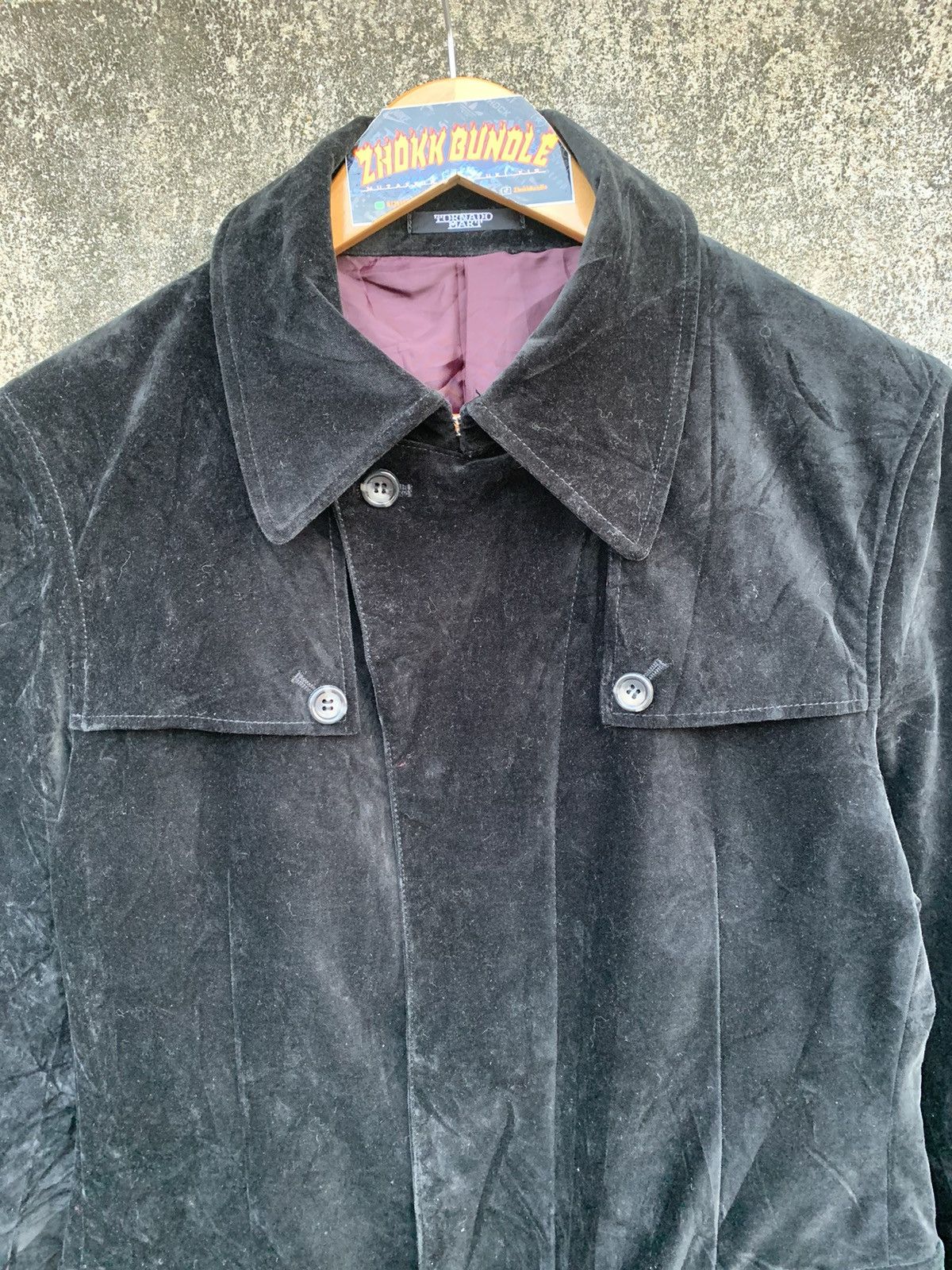 Japanese Brand Vintage Velvet Tornado Mart Jacket Size US M / EU 48-50 / 2 - 4 Thumbnail