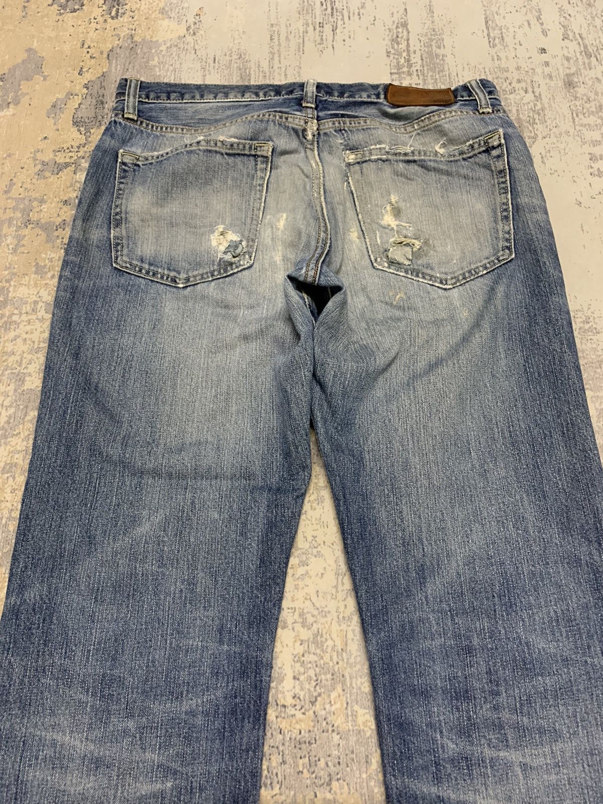 Japanese Brand Japanese Uniqlo Undercover Style Distressed Denim Jeans Size US 33 - 16 Thumbnail