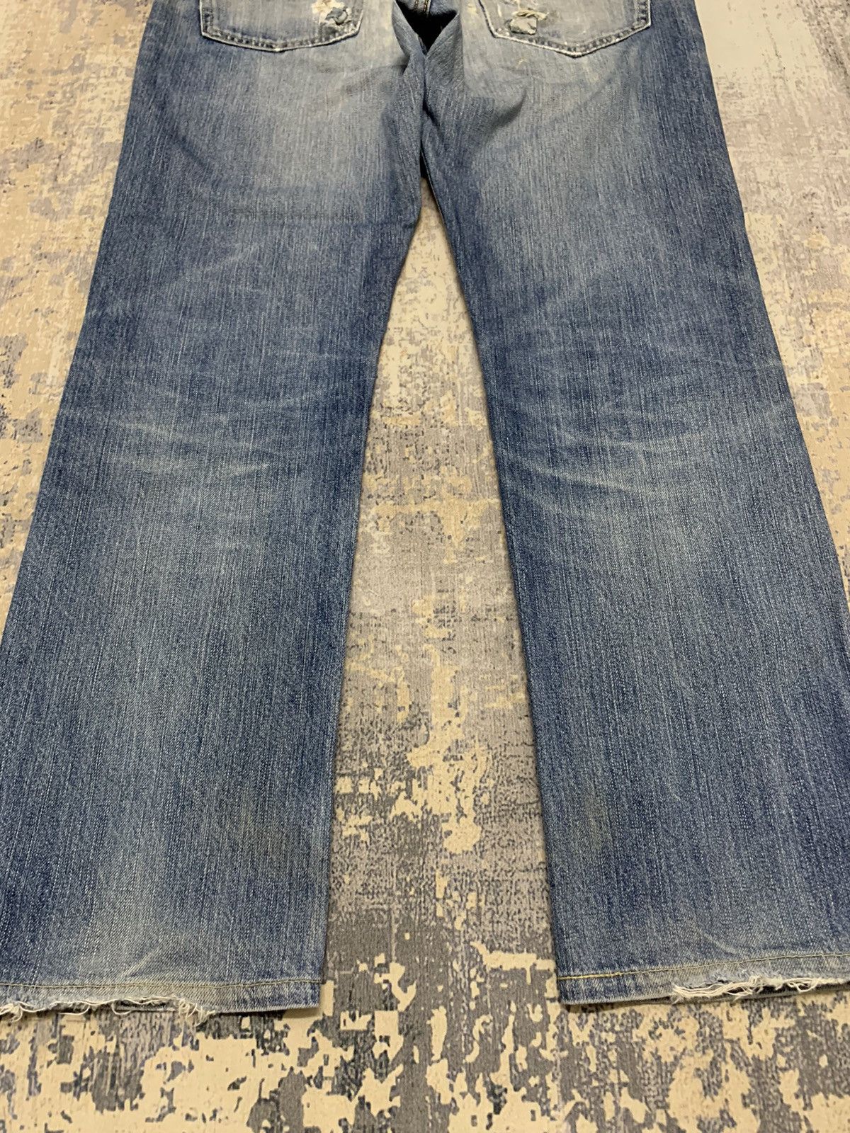 Japanese Brand Japanese Uniqlo Undercover Style Distressed Denim Jeans Size US 33 - 17 Thumbnail