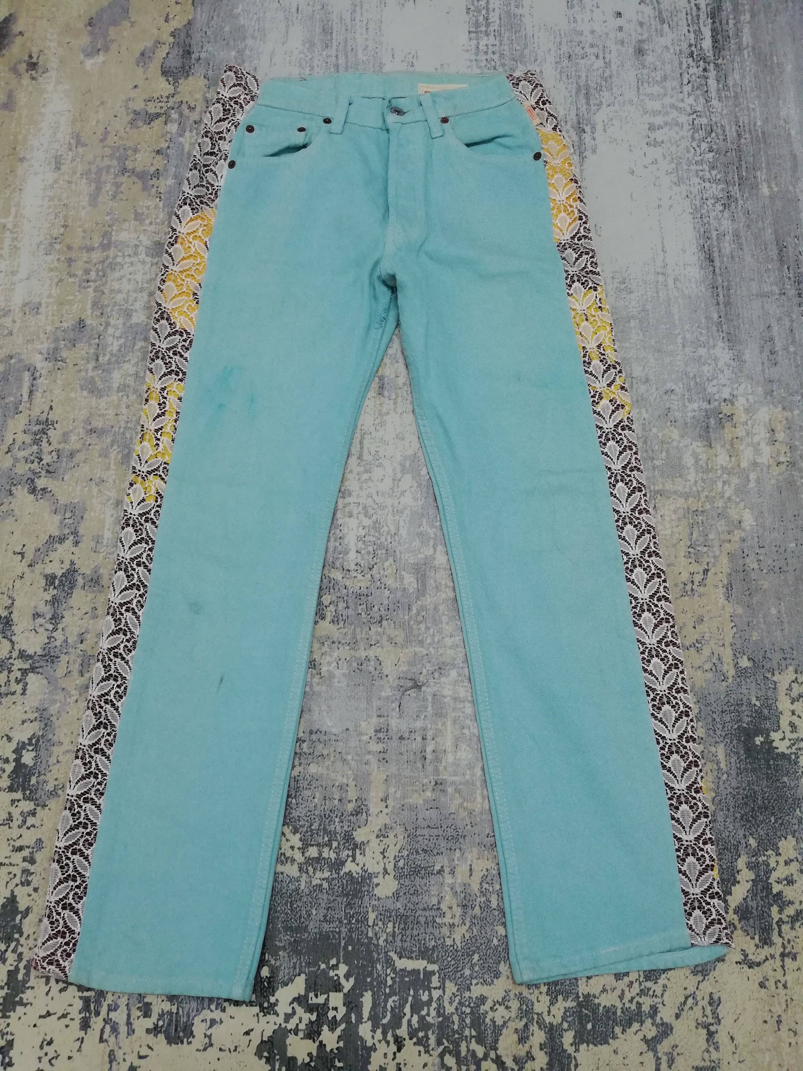 Vtg 80s Levis 501 Sample Jeans Made In Usa 29x28