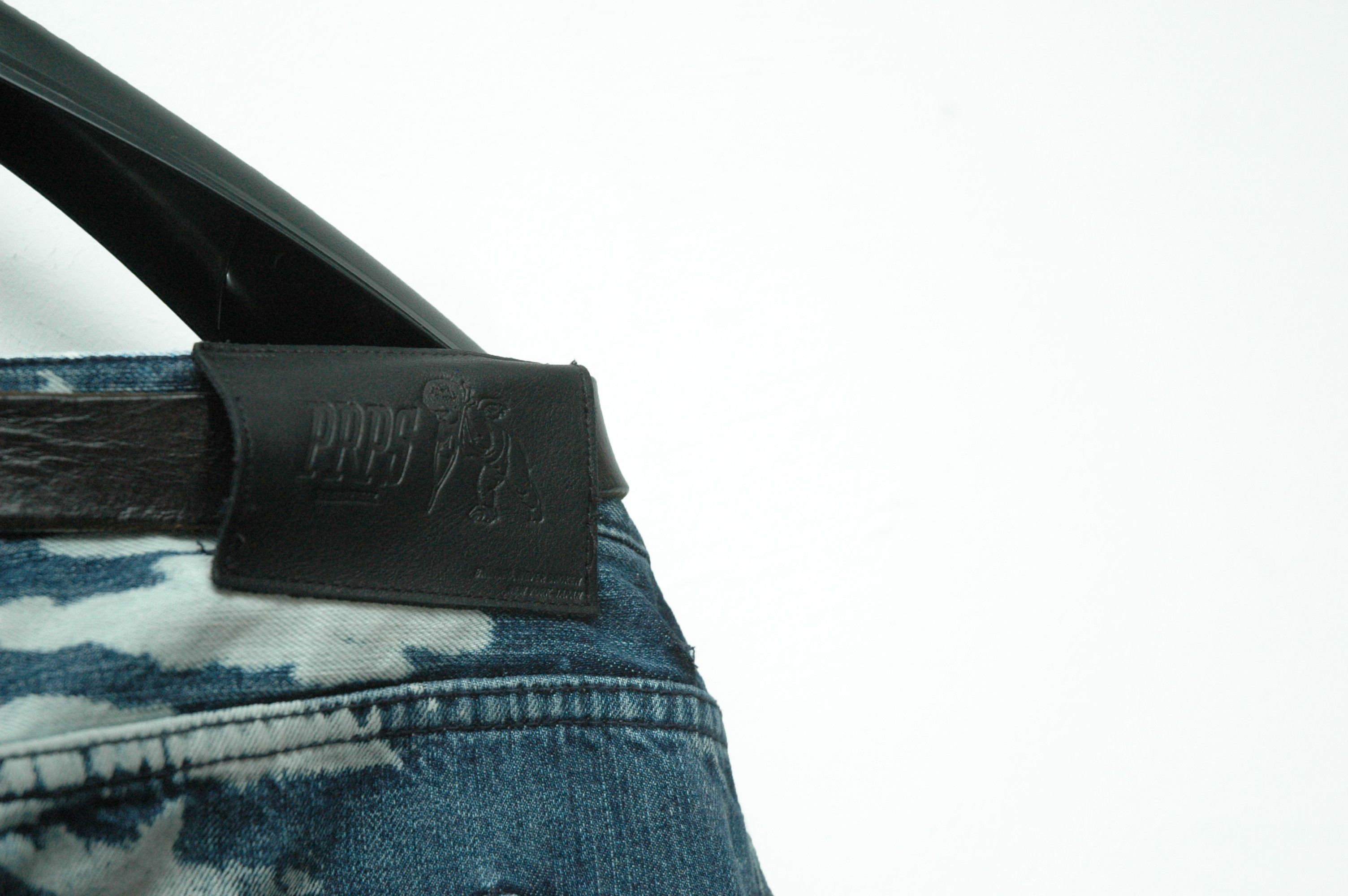 Prps PRPS Japan Distressed Wash Painted Denim Size US 40 / EU 56 - 5 Thumbnail