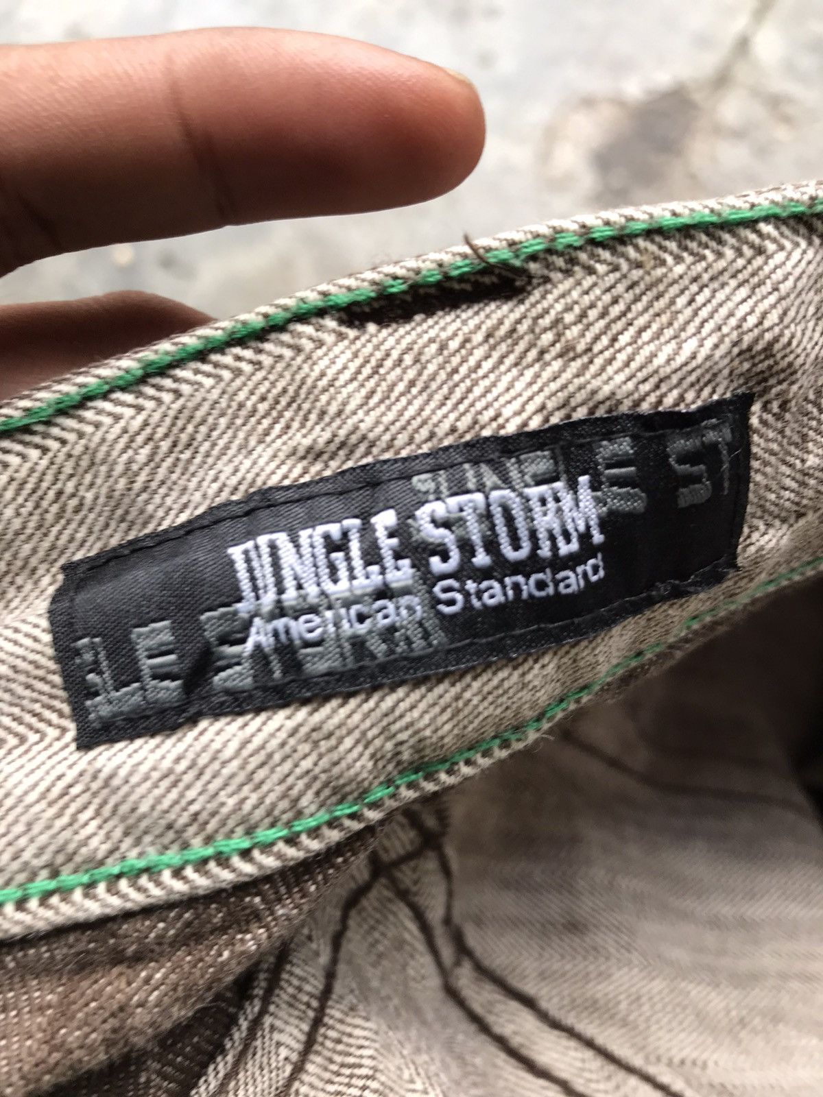 Japanese Brand × Tornado Mart × Vintage Flare jeans jungle storm low boot cut Size US 32 / EU 48 - 5 Thumbnail