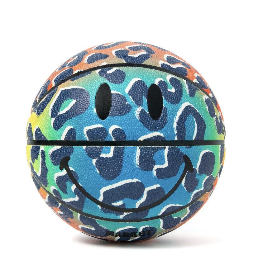 Market Smiley Animal Print Basketball