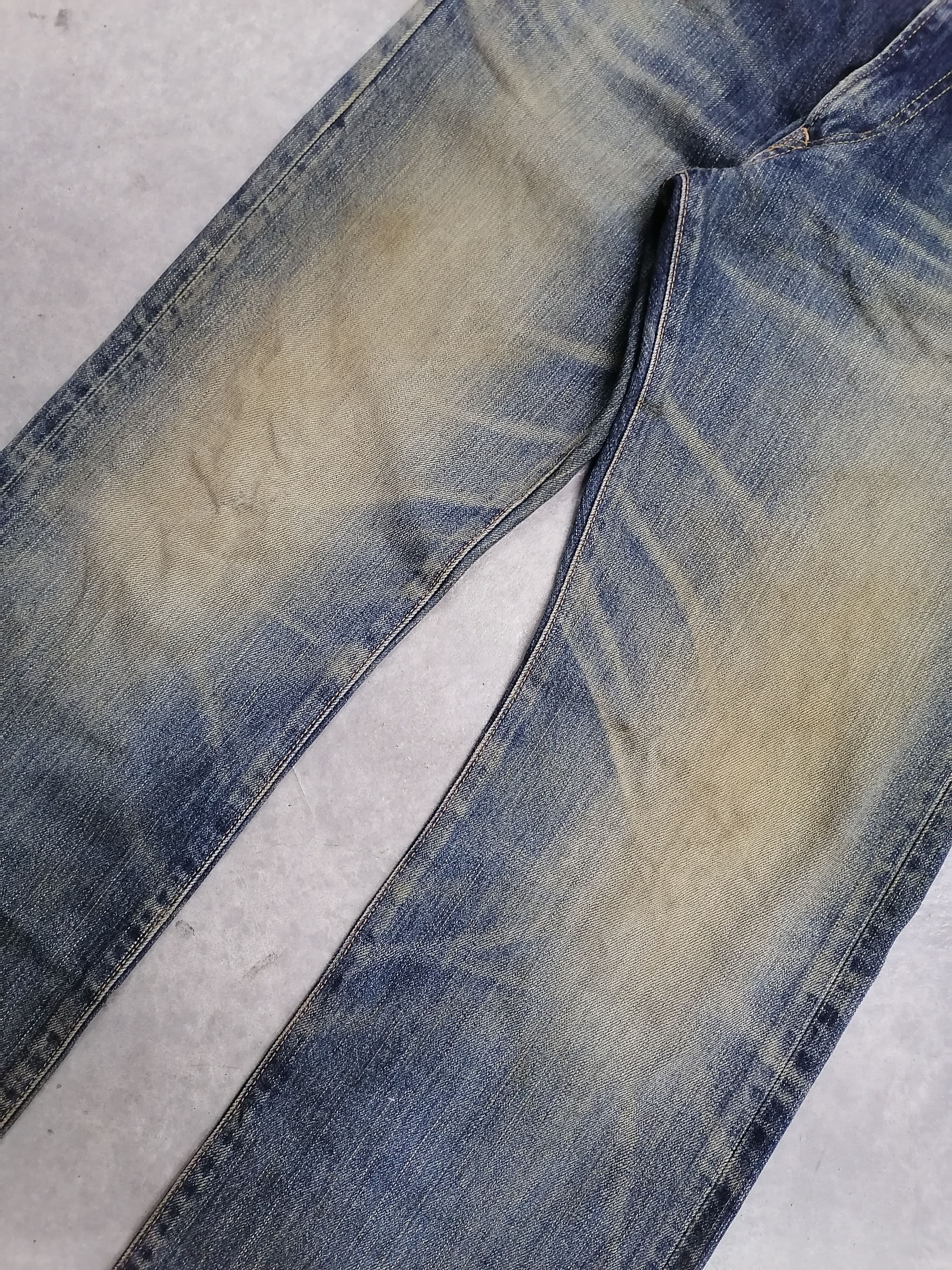 Japanese Brand Trashed Edwin Distressed Erd Denim Jeans Size US 31 - 4 Thumbnail