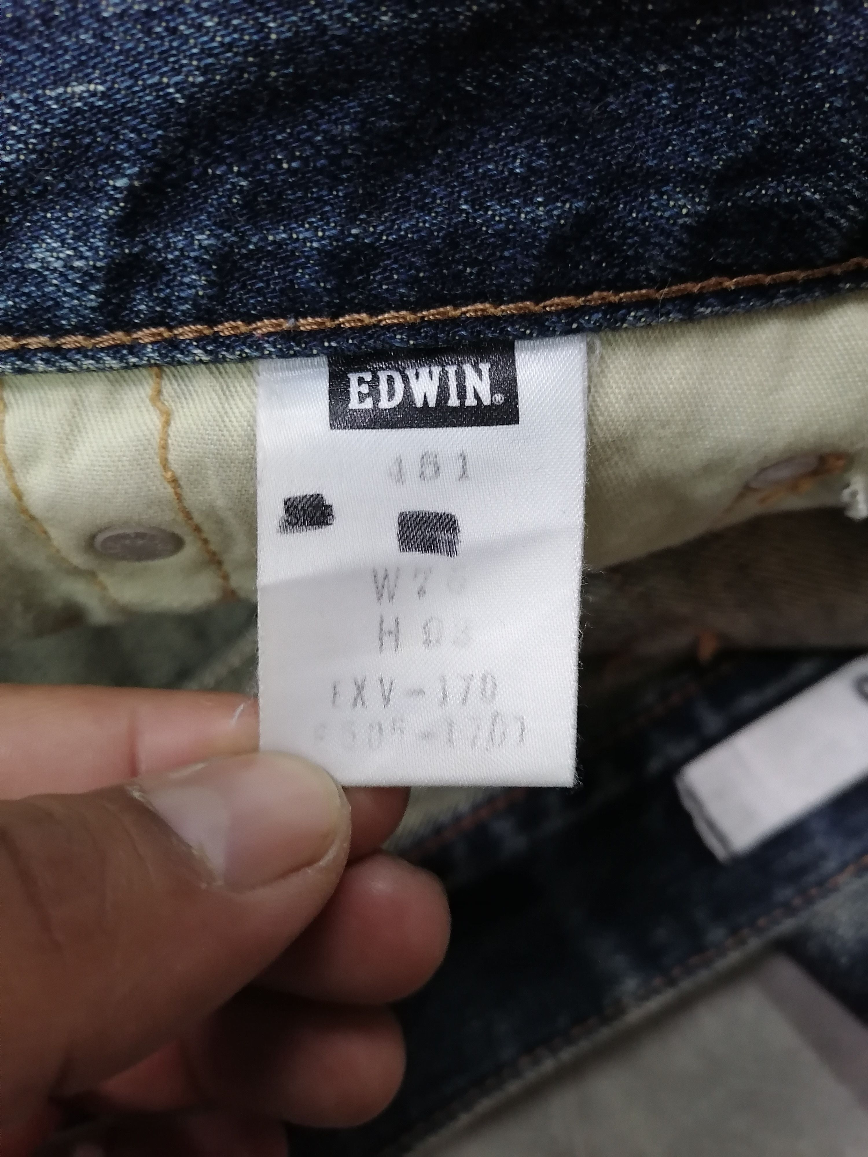 Japanese Brand Trashed Edwin Distressed Erd Denim Jeans Size US 31 - 10 Thumbnail