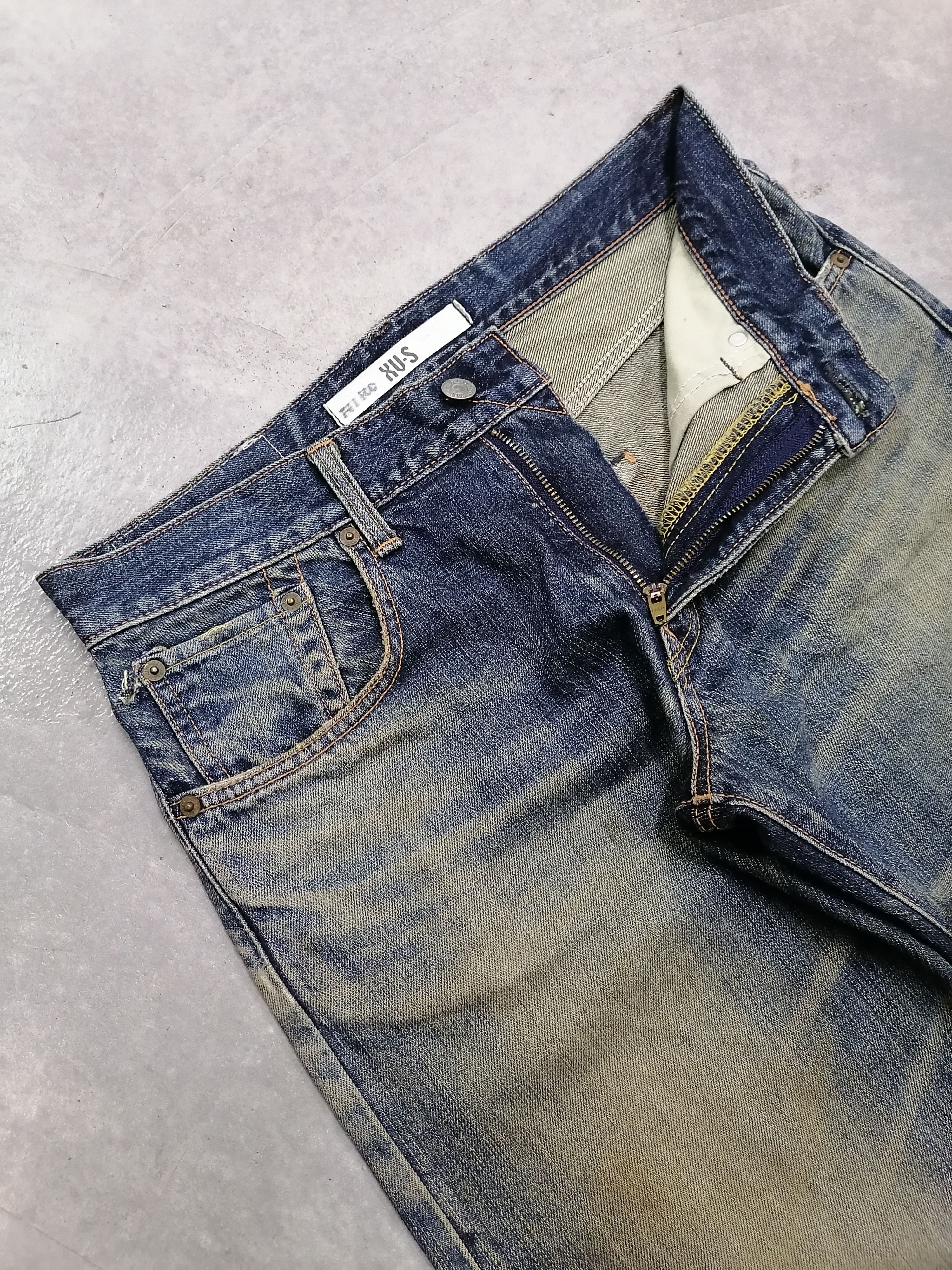 Japanese Brand Trashed Edwin Distressed Erd Denim Jeans Size US 31 - 5 Thumbnail