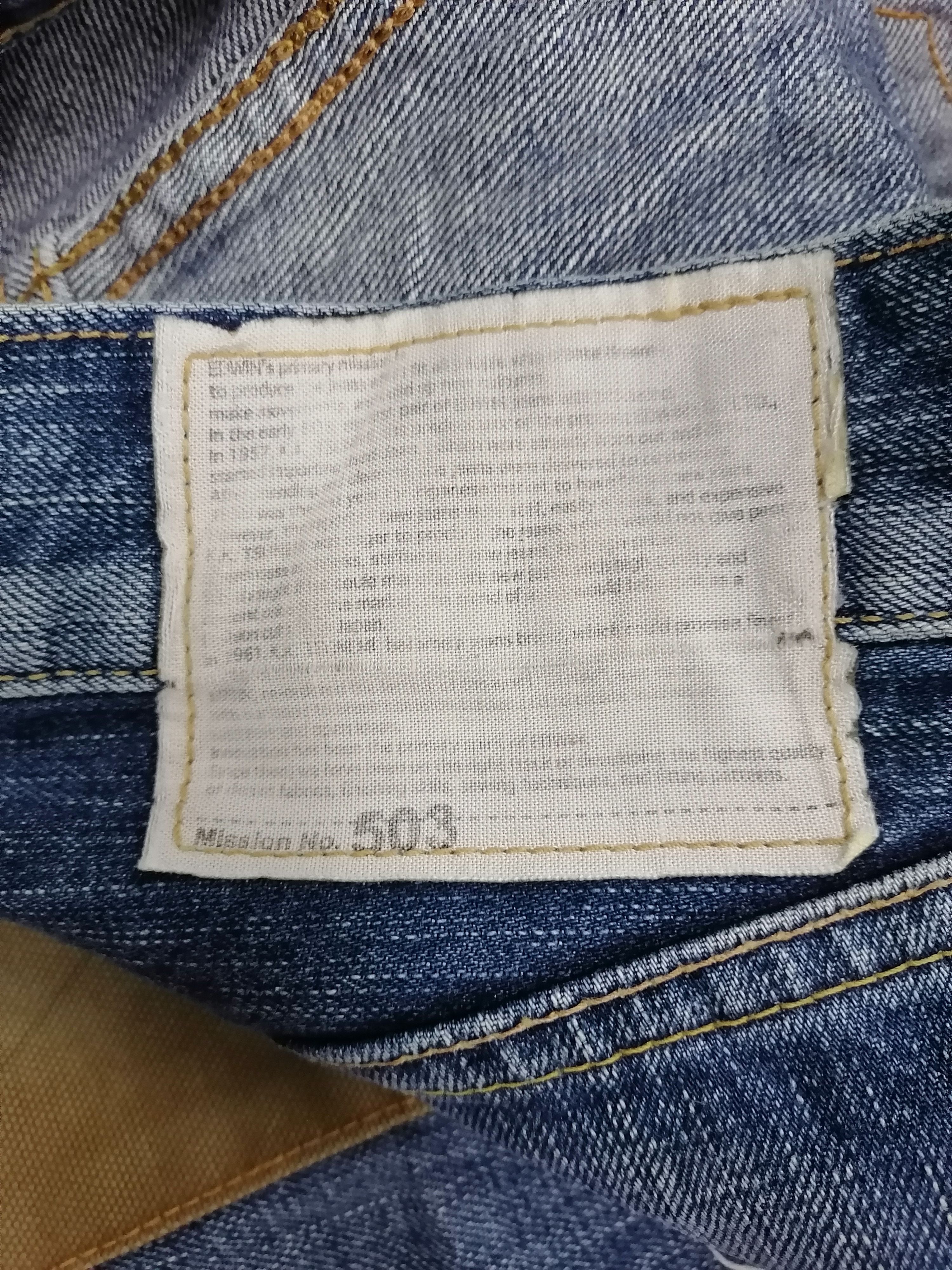 Japanese Brand Made In Japan Edwin Patchwork Distressed Denim Pants Size US 30 / EU 46 - 10 Thumbnail