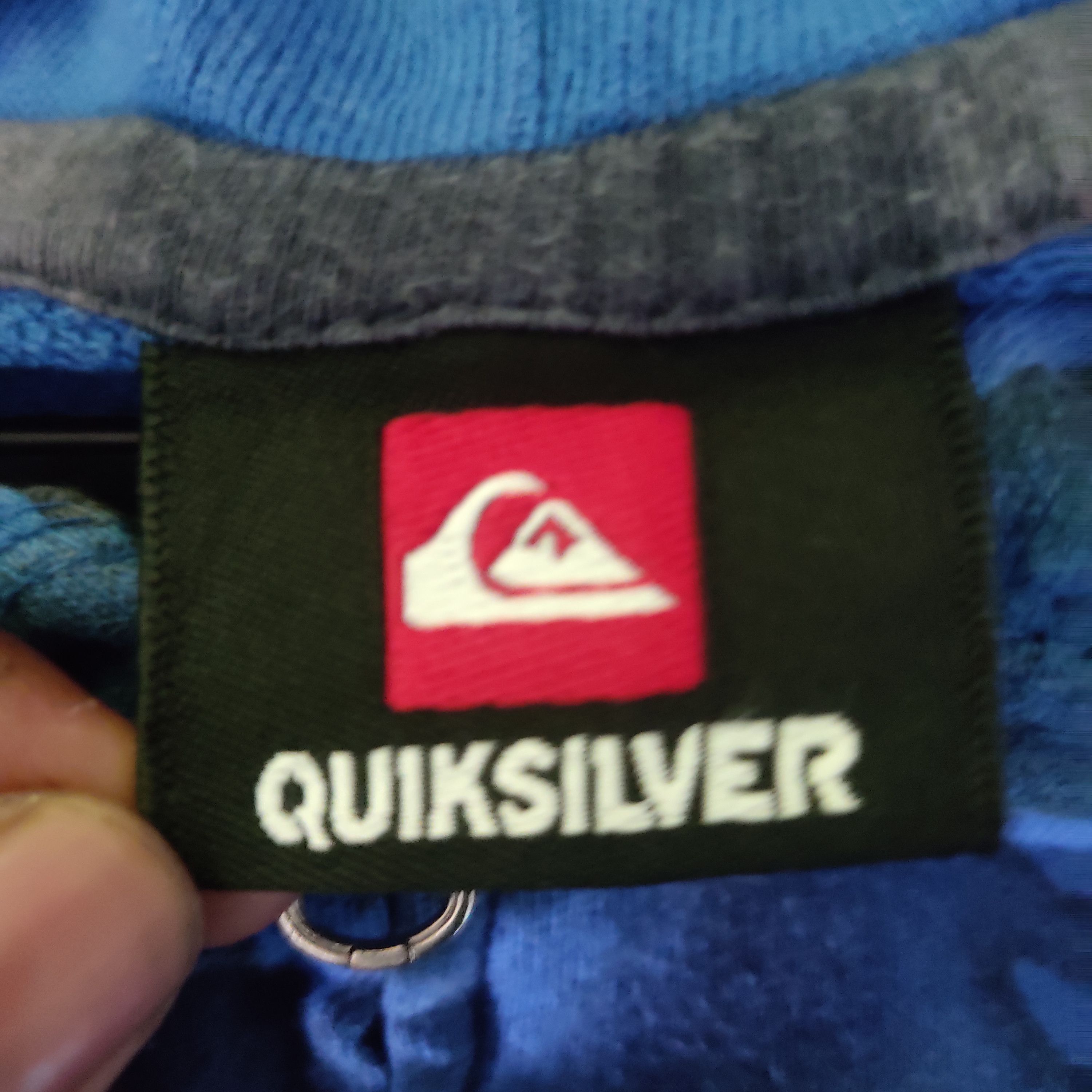 Quiksilver Quiksilver Full Print Logo Blue Zipper Hoodie Size US M / EU 48-50 / 2 - 12 Thumbnail