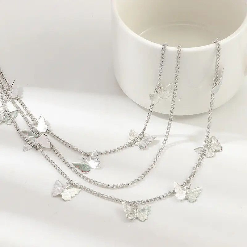 Jewelry Punk Street Butterfly Pants Chain Waist Chain Size ONE SIZE - 2 Thumbnail
