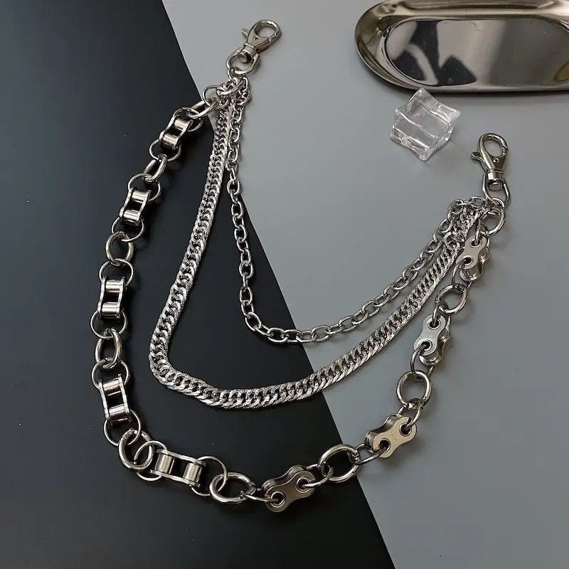 Jewelry Retro Irregular Punk Pants Chain Waist Chain Size ONE SIZE - 3 Thumbnail