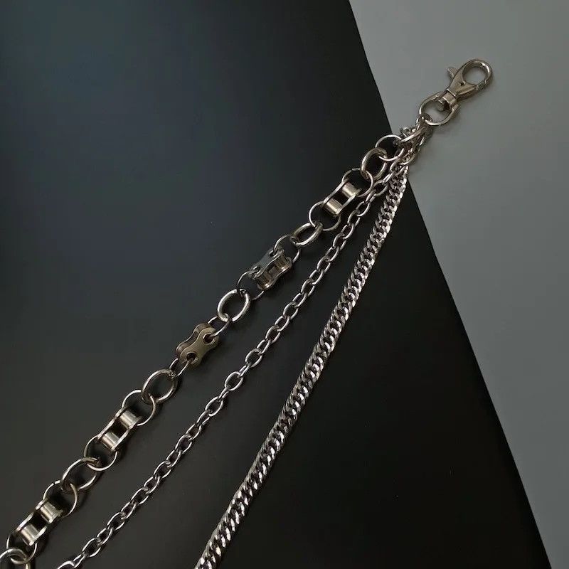 Jewelry Retro Irregular Punk Pants Chain Waist Chain Size ONE SIZE - 2 Thumbnail