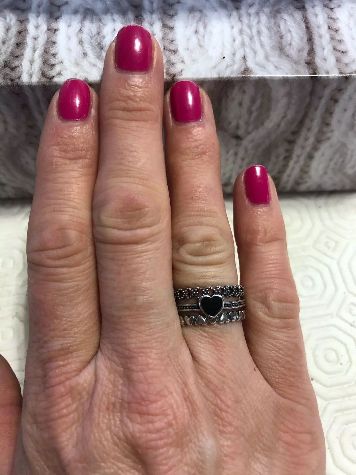 Jewelry Vintage Handmade Love Heart Ring Size ONE SIZE - 3 Thumbnail