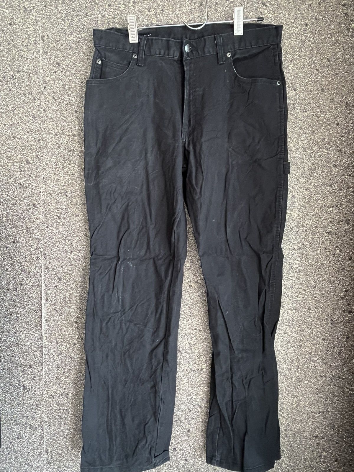 image of Distressed Denim x Made In USA Dickies Ft50 in Black, Men's (Size 33)