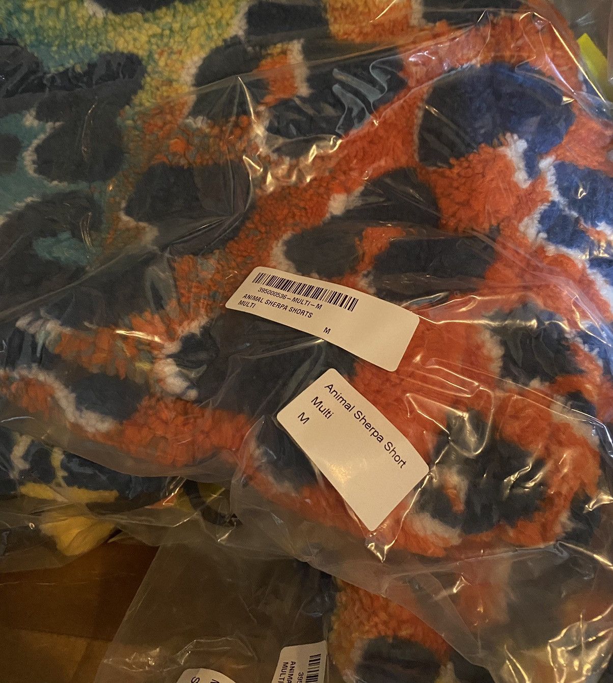 Market Market Animal Print Sherpa Shorts - Size Medium Size US 32 / EU 48 - 4 Thumbnail