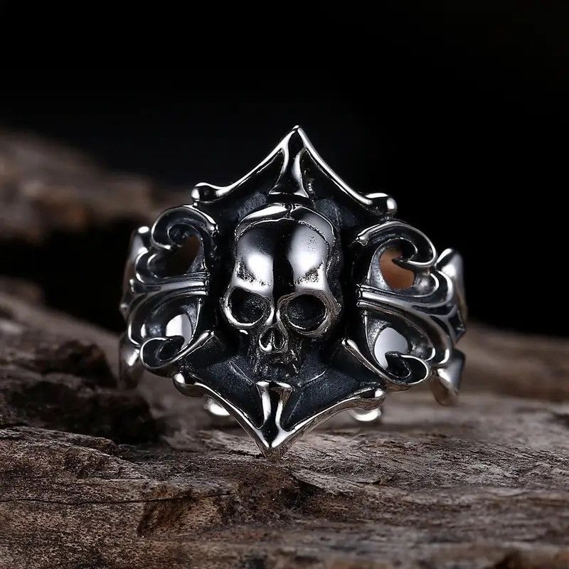 Jewelry × Vintage Gothic Skull Rings Size ONE SIZE - 4 Thumbnail