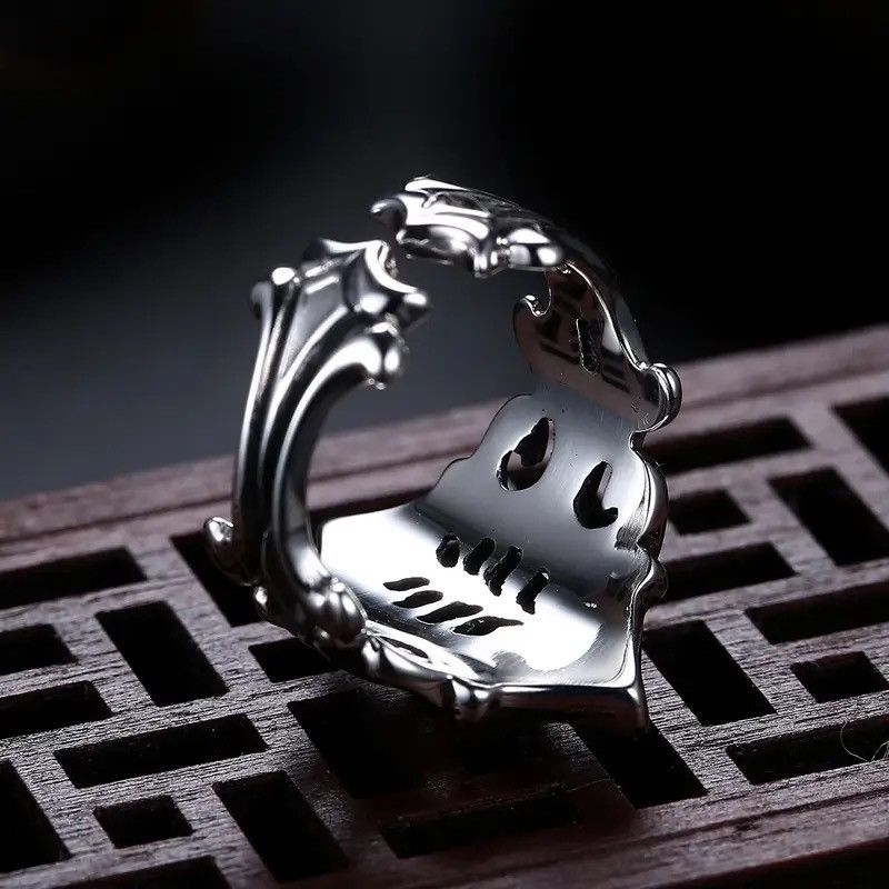 Jewelry × Vintage Gothic Skull Rings Size ONE SIZE - 2 Thumbnail