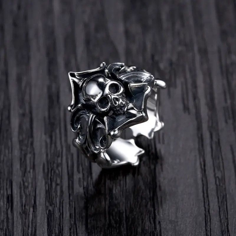 Jewelry × Vintage Gothic Skull Rings Size ONE SIZE - 3 Thumbnail
