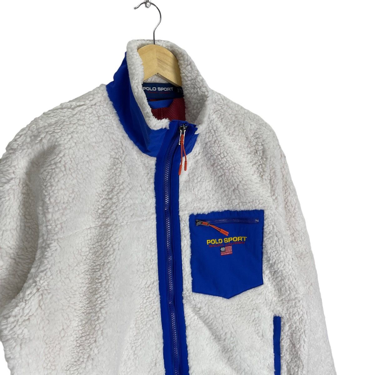 Polo Ralph Lauren × Ralph Lauren 🔥POLO SPORT RL RETRO X DEEP PILE FLEECE JACKET Size US S / EU 44-46 / 1 - 4 Thumbnail