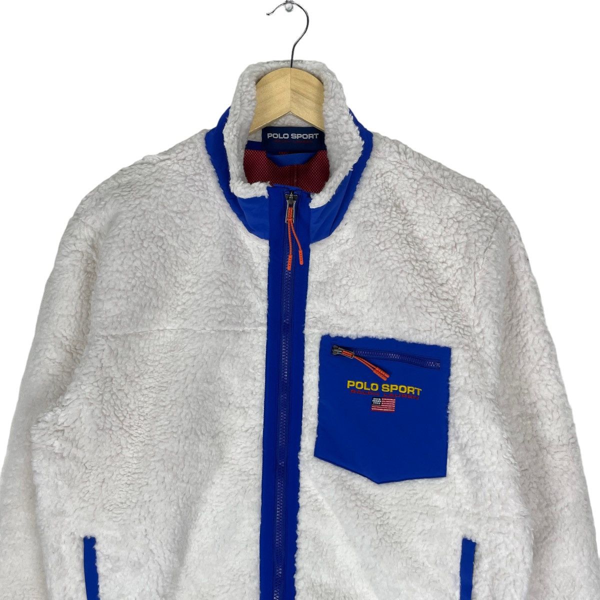 Polo Ralph Lauren × Ralph Lauren 🔥POLO SPORT RL RETRO X DEEP PILE FLEECE JACKET Size US S / EU 44-46 / 1 - 2 Thumbnail