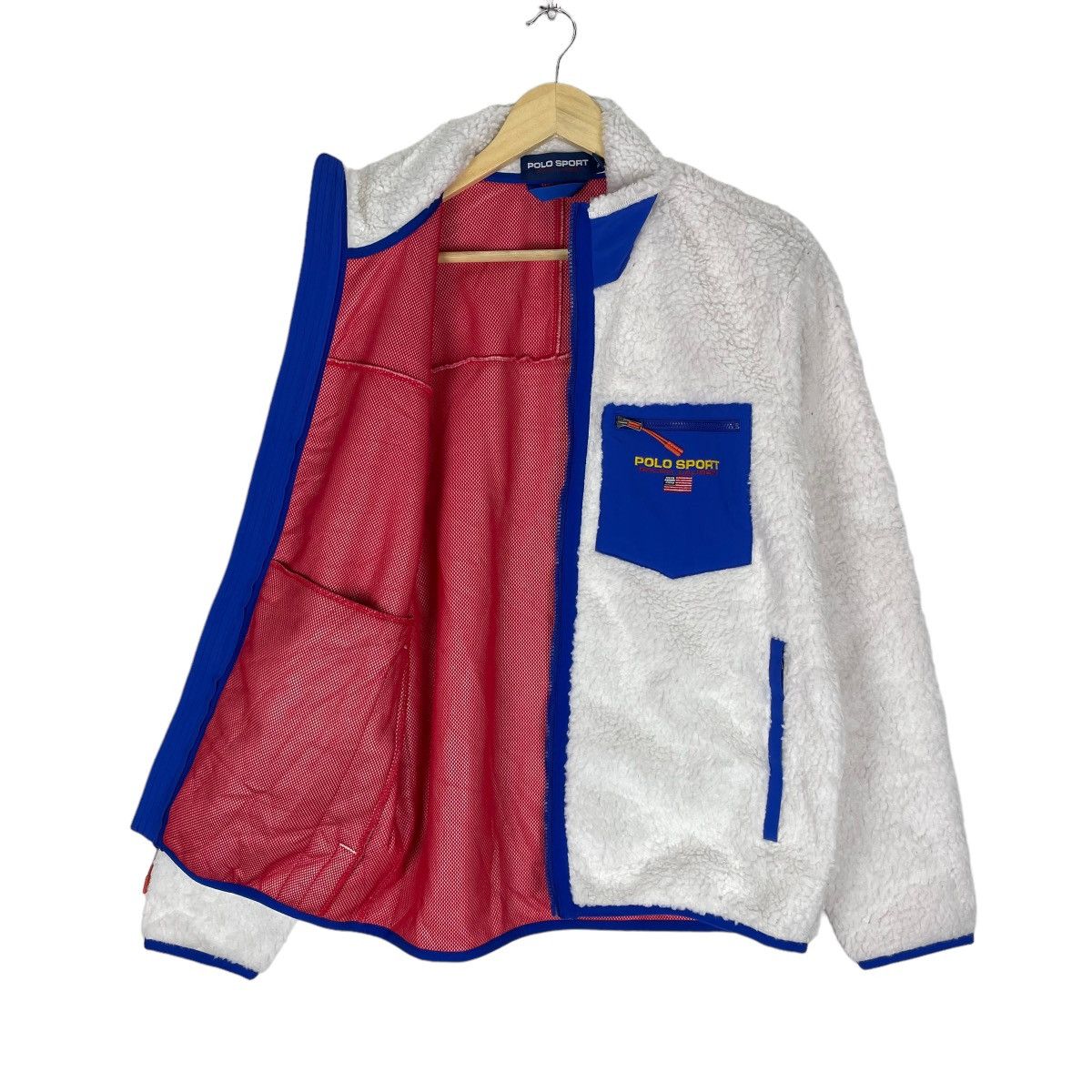 Polo Ralph Lauren × Ralph Lauren 🔥POLO SPORT RL RETRO X DEEP PILE FLEECE JACKET Size US S / EU 44-46 / 1 - 6 Thumbnail