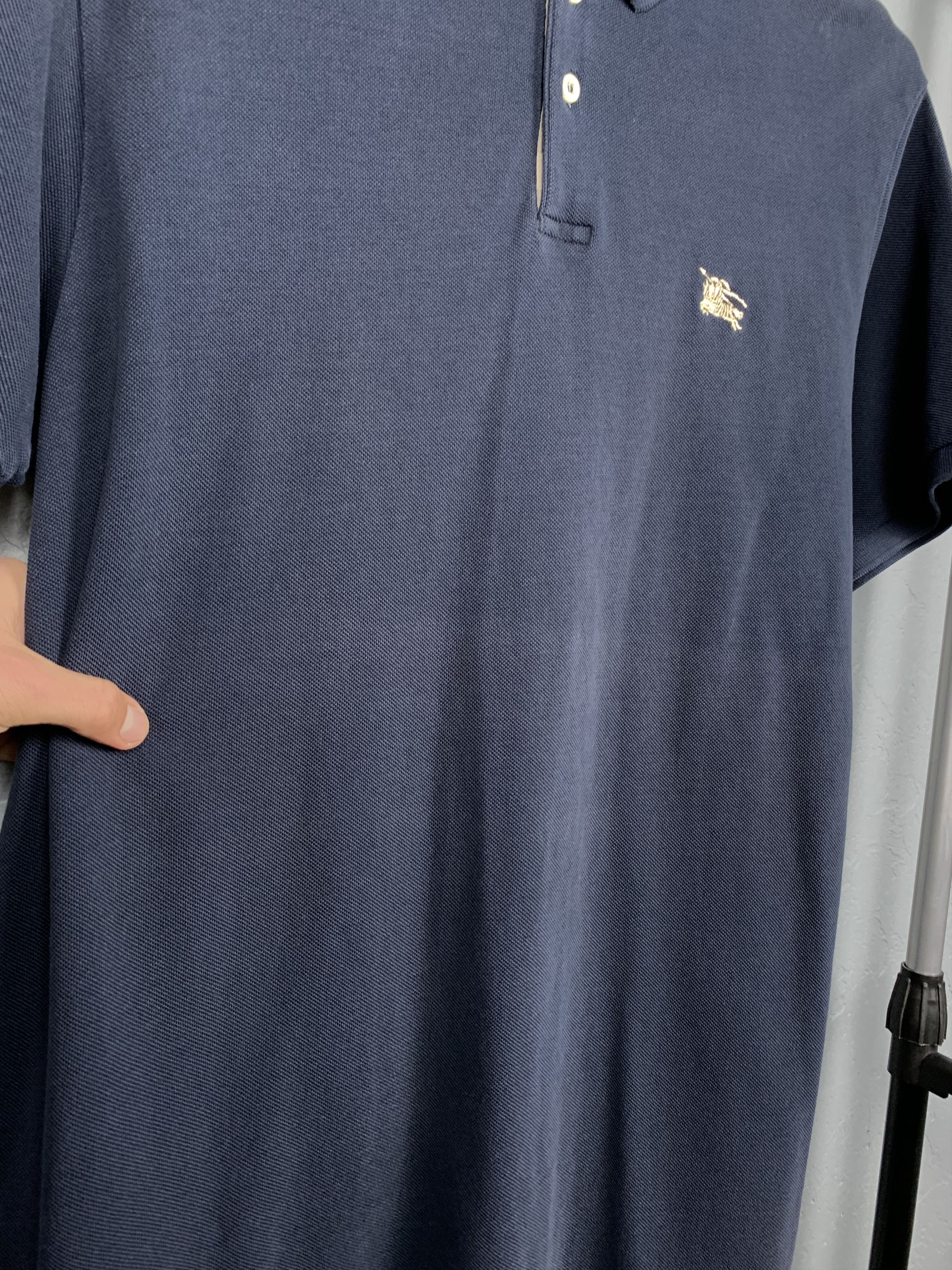 Burberry × Burberry Prorsum × Vintage Burberry Brit Vintage Mens Polo Shirt Size US XL / EU 56 / 4 - 3 Thumbnail