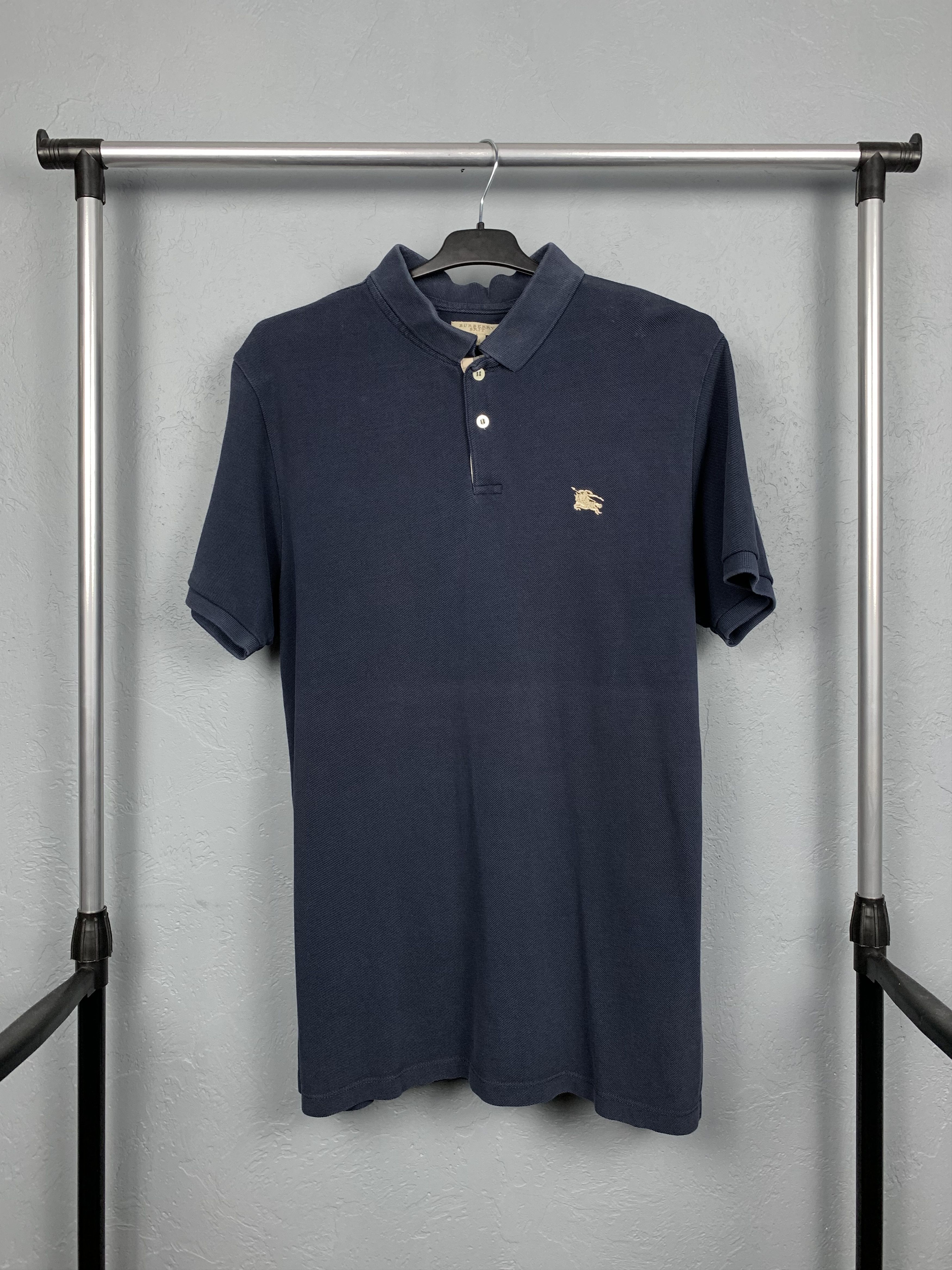 Burberry × Burberry Prorsum × Vintage Burberry Brit Vintage Mens Polo Shirt Size US XL / EU 56 / 4 - 1 Thumbnail