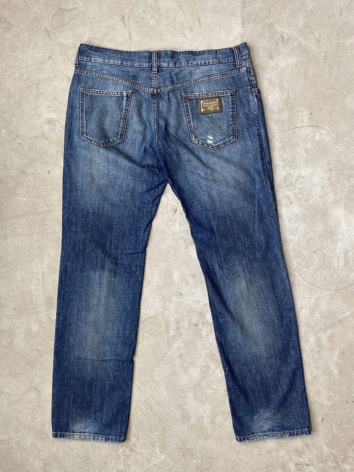 Dolce & Gabbana Dolce & Gabbana Light Distressed Denims Size US 38 / EU 54 - 7 Thumbnail